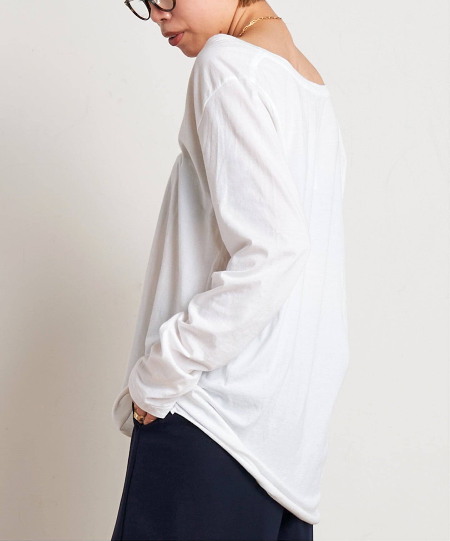 Low-necked T-sh（Tシャツ／カットソー）｜AP STUDIO（エーピー