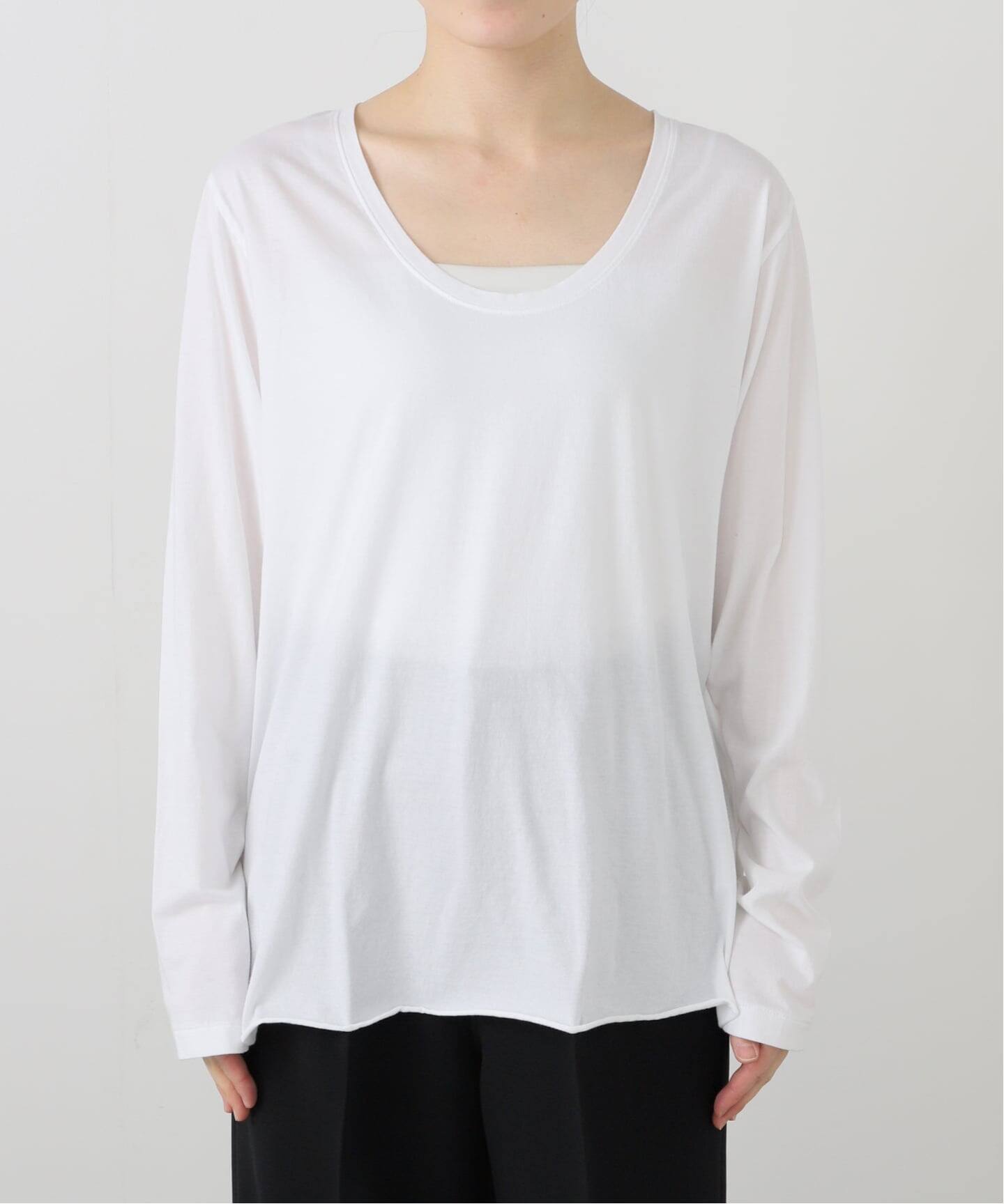 Low-necked T-sh（Tシャツ／カットソー）｜AP STUDIO（エーピー