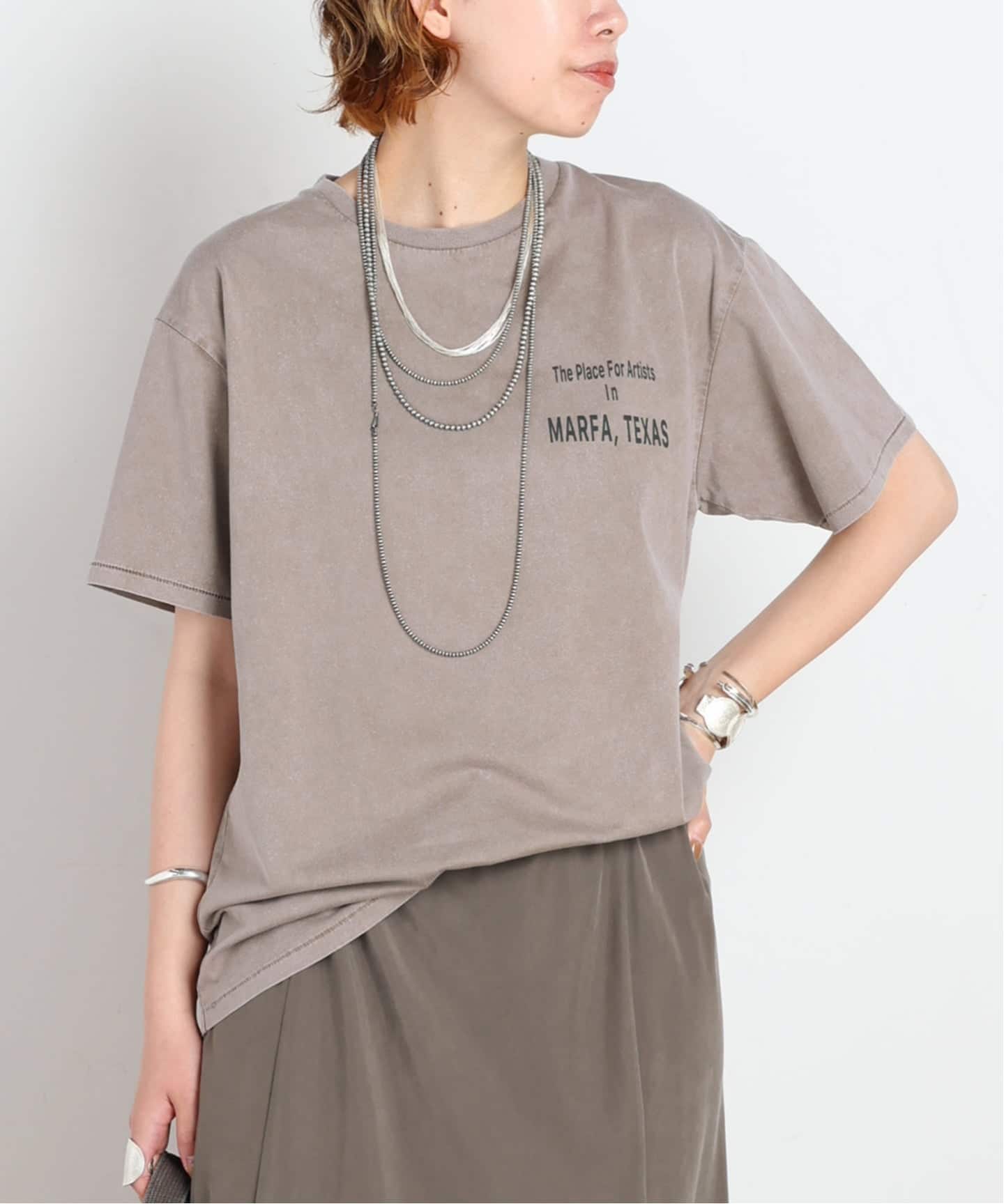 Logo TEE（Tシャツ／カットソー）｜AP STUDIO（エーピーストゥディオ