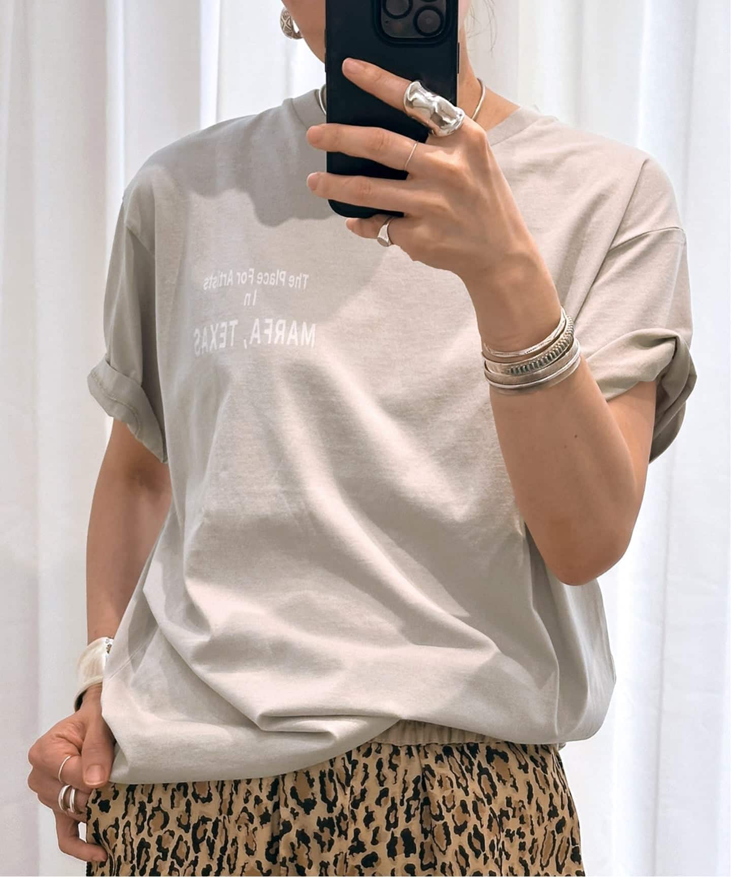 Logo TEE（Tシャツ／カットソー）｜AP STUDIO（エーピーストゥディオ