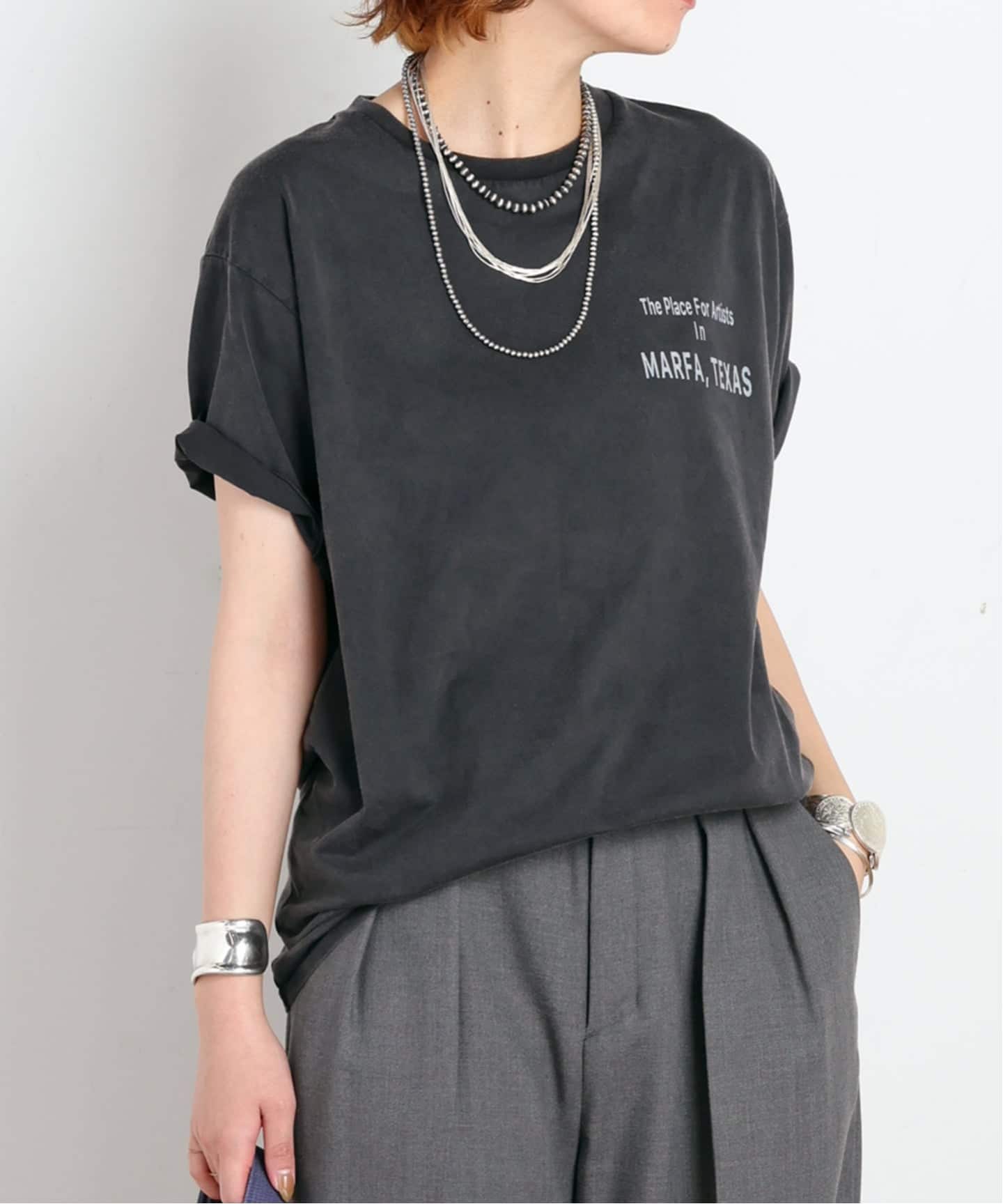 Logo TEE（Tシャツ／カットソー）｜AP STUDIO（エーピーストゥディオ