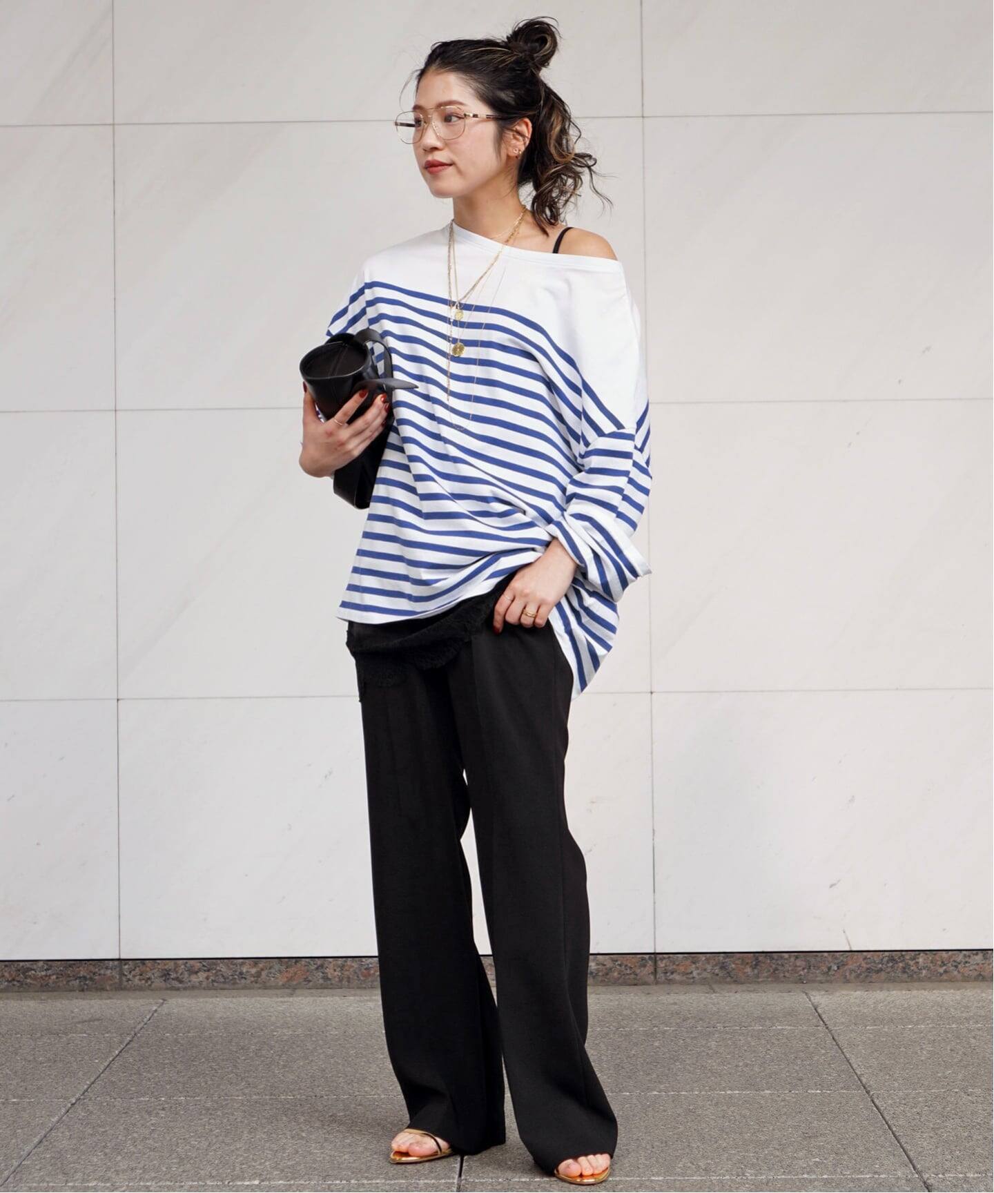 ストライプTシャツ（Tシャツ／カットソー）｜AP STUDIO（エーピー