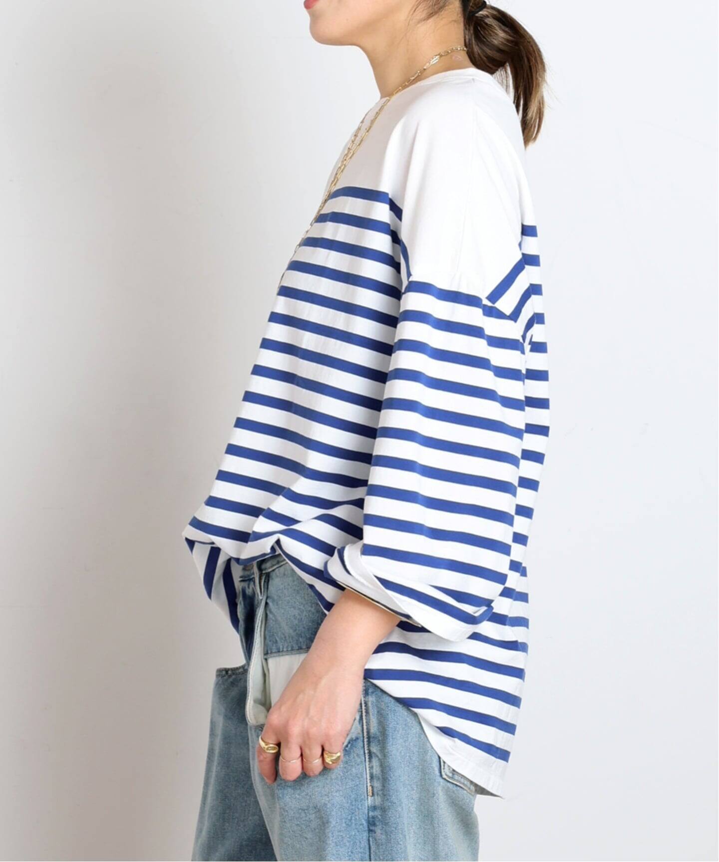 ストライプTシャツ（Tシャツ／カットソー）｜AP STUDIO（エーピー