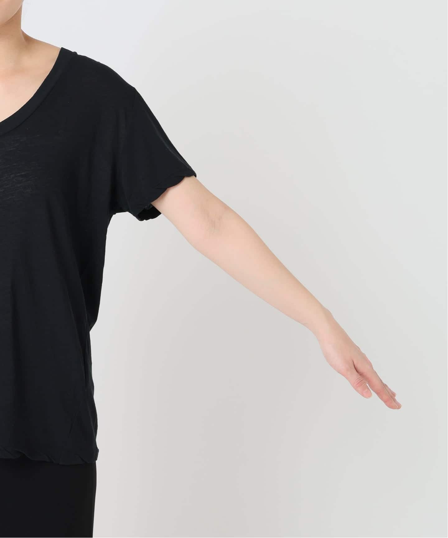 コットンリネンVネックTシャツ（Tシャツ／カットソー）｜AP STUDIO