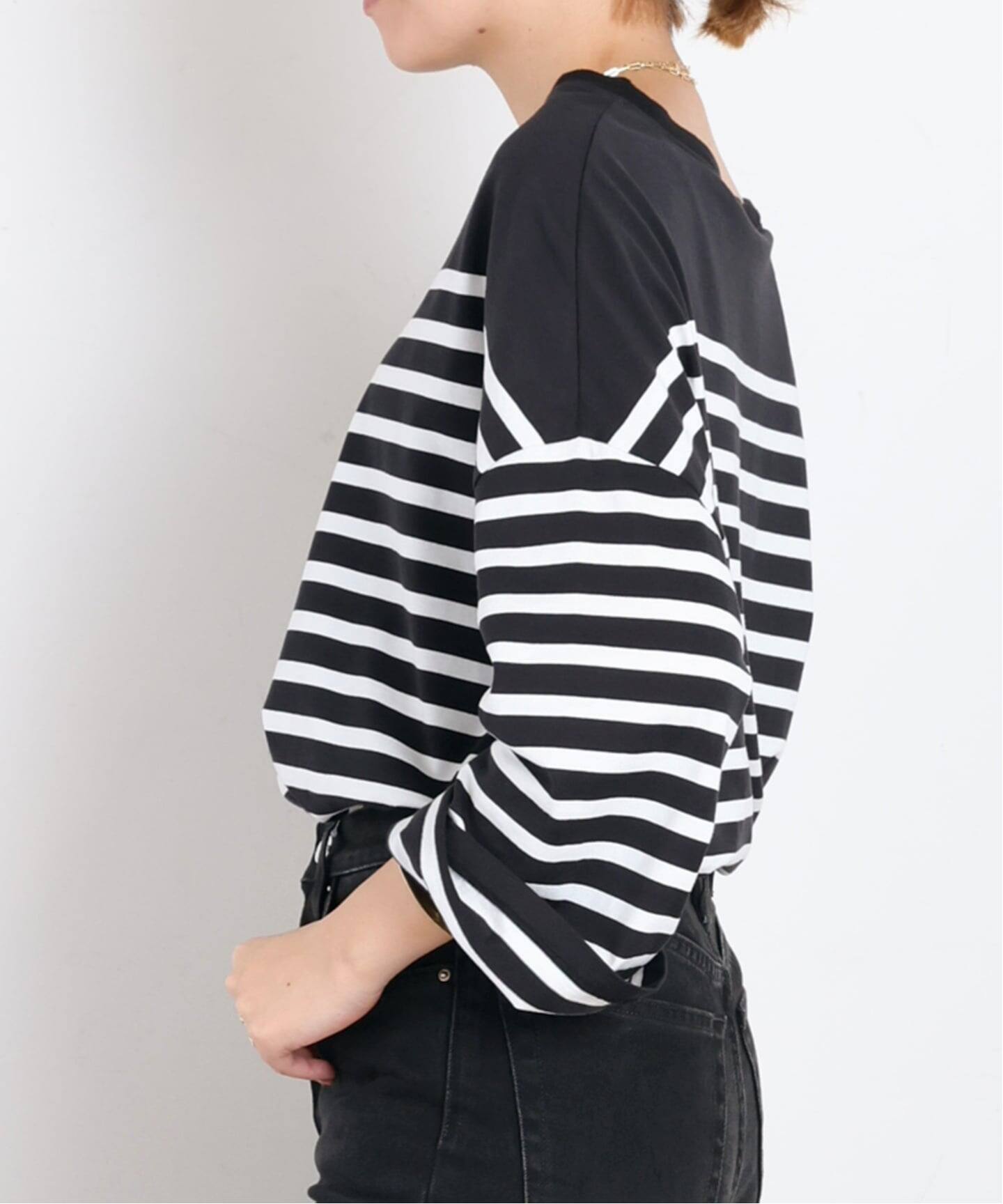 ストライプTシャツ（Tシャツ／カットソー）｜AP STUDIO（エーピー
