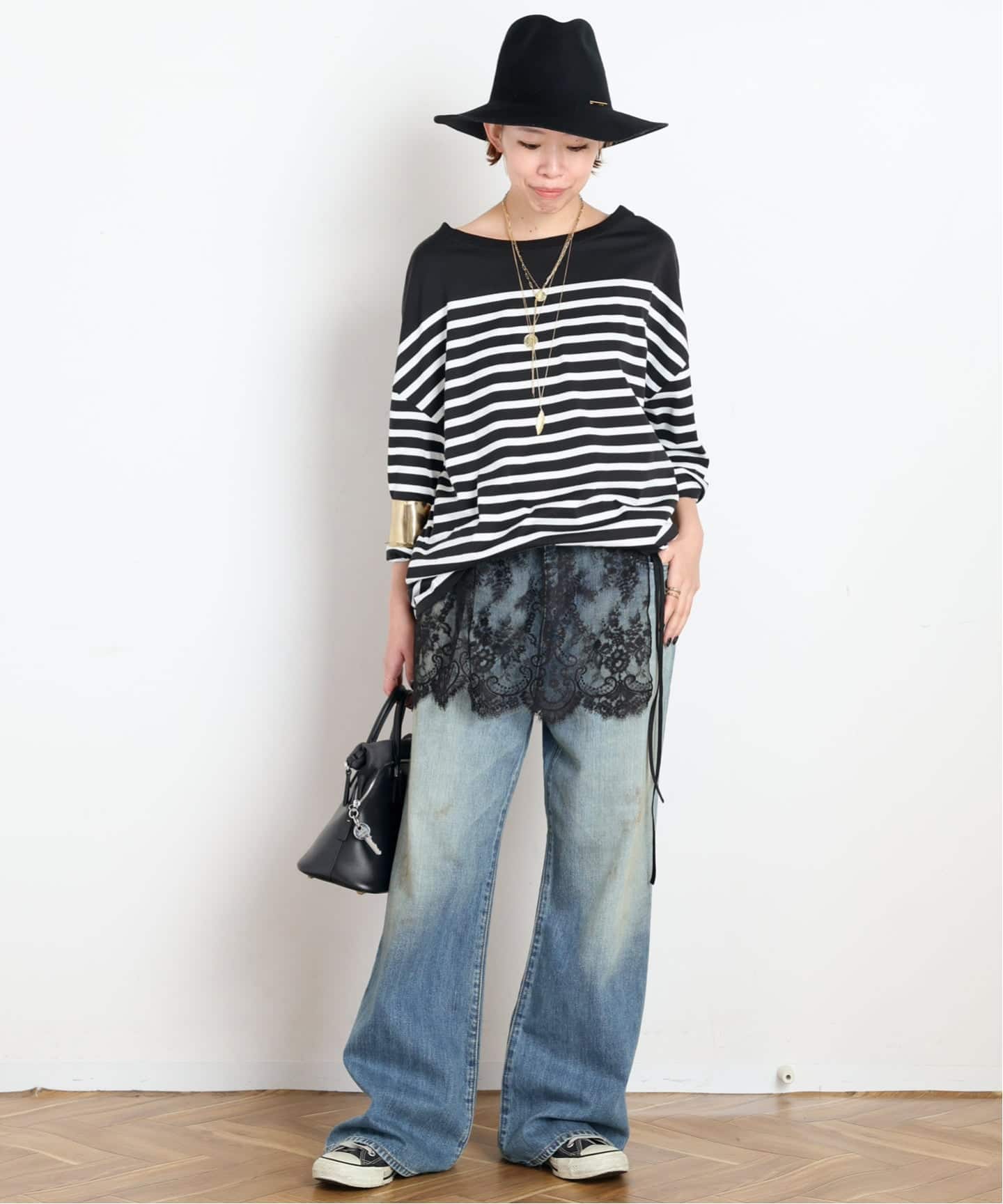 ストライプTシャツ（Tシャツ／カットソー）｜AP STUDIO（エーピー