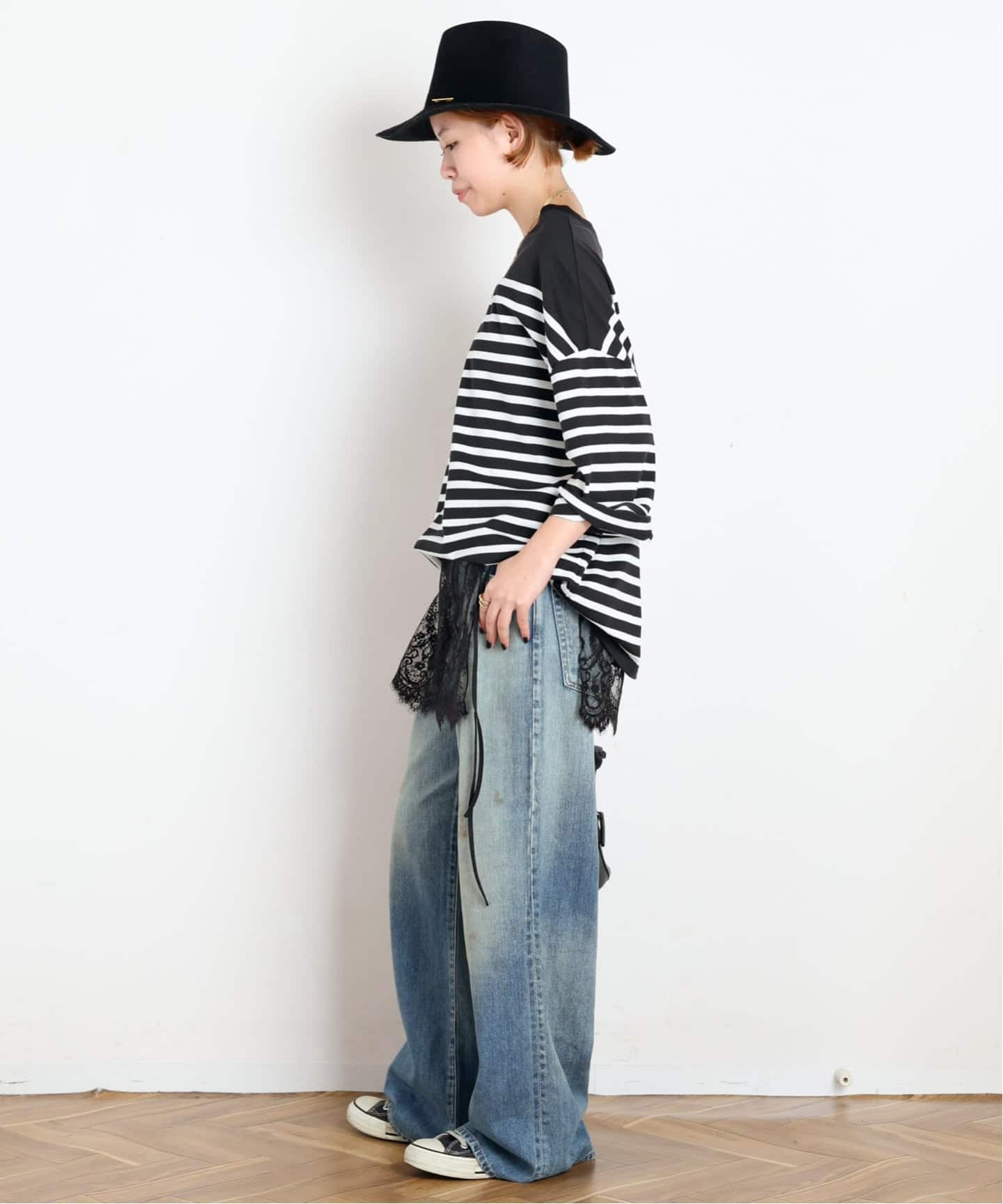ストライプTシャツ（Tシャツ／カットソー）｜AP STUDIO（エーピー