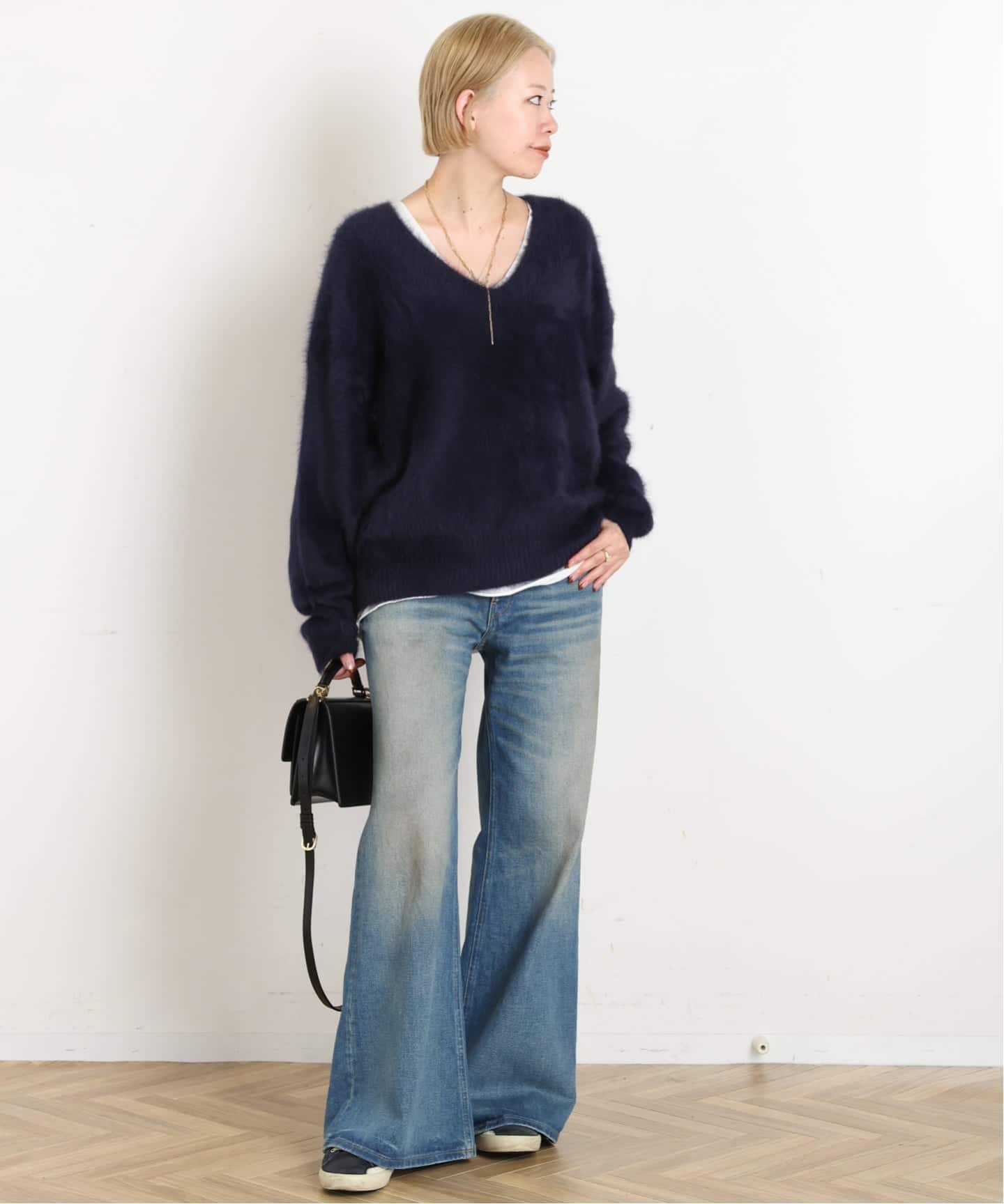 新品★ AP STUDIO 追加2 New round tail T-sh New round tail T-sh（Tシャツ／カットソー）｜AP STUDIO（エーピー