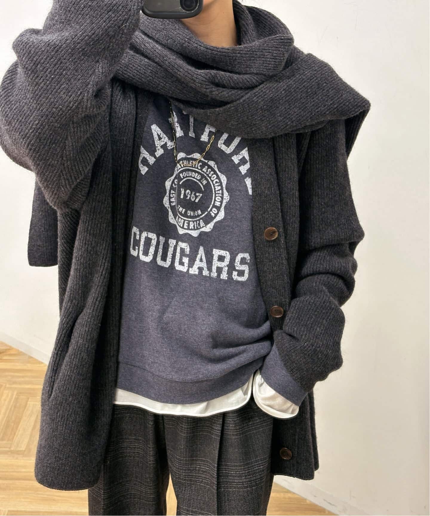 予約》college print sweat Pullover（スウェット）｜AP STUDIO