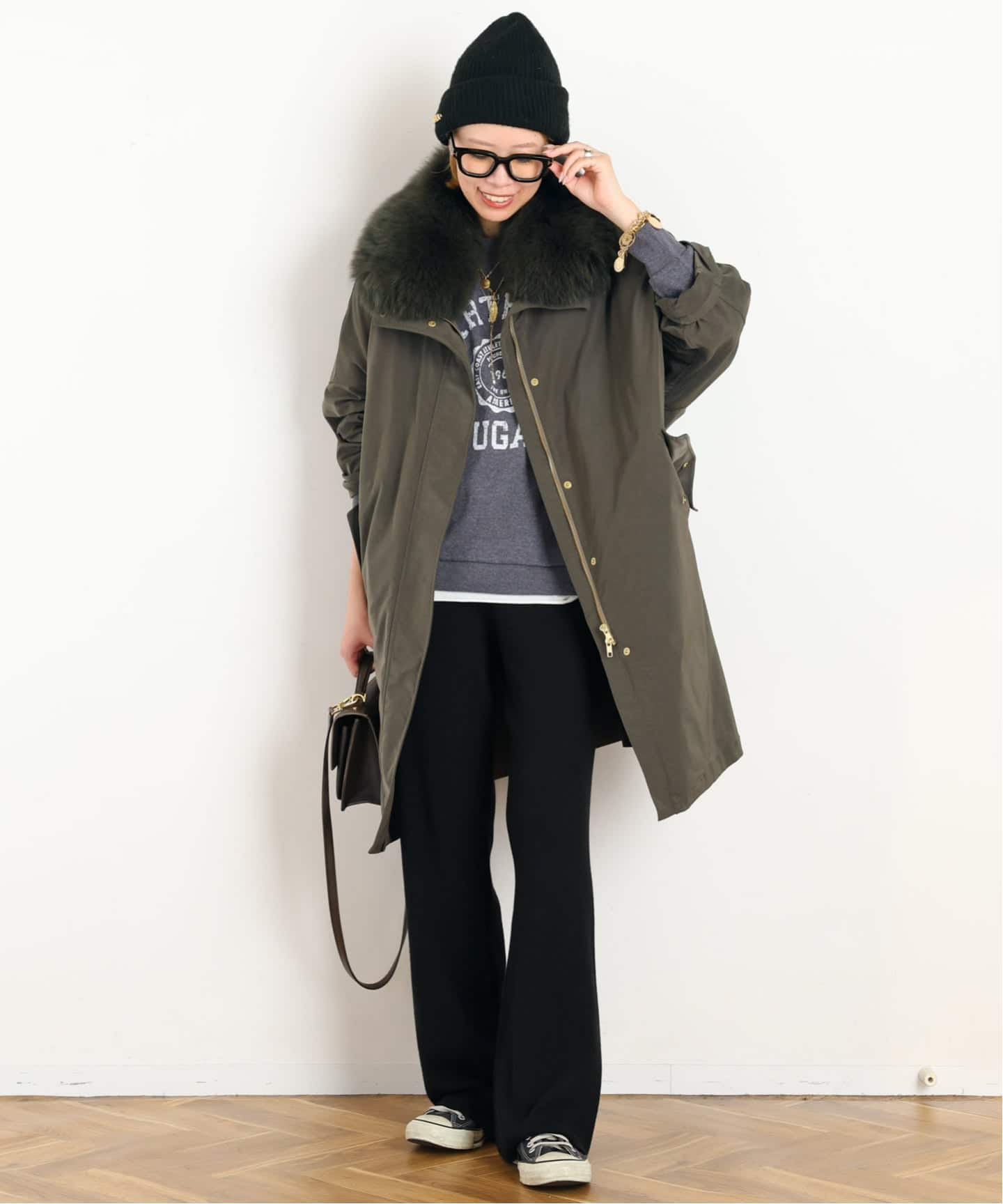 予約》college print sweat Pullover（スウェット）｜AP STUDIO