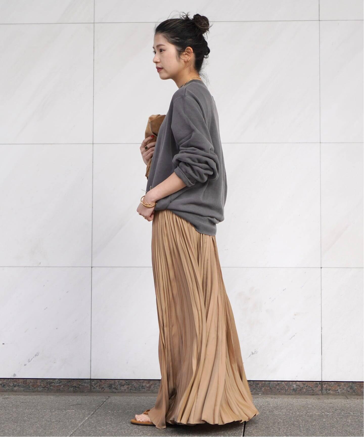 AP ヴィンテージオフショルダープルオーバー（Tシャツ／カットソー）｜AP ヴィンテージオフショルダープルオーバーベージュ 26SS STUDIO トップス