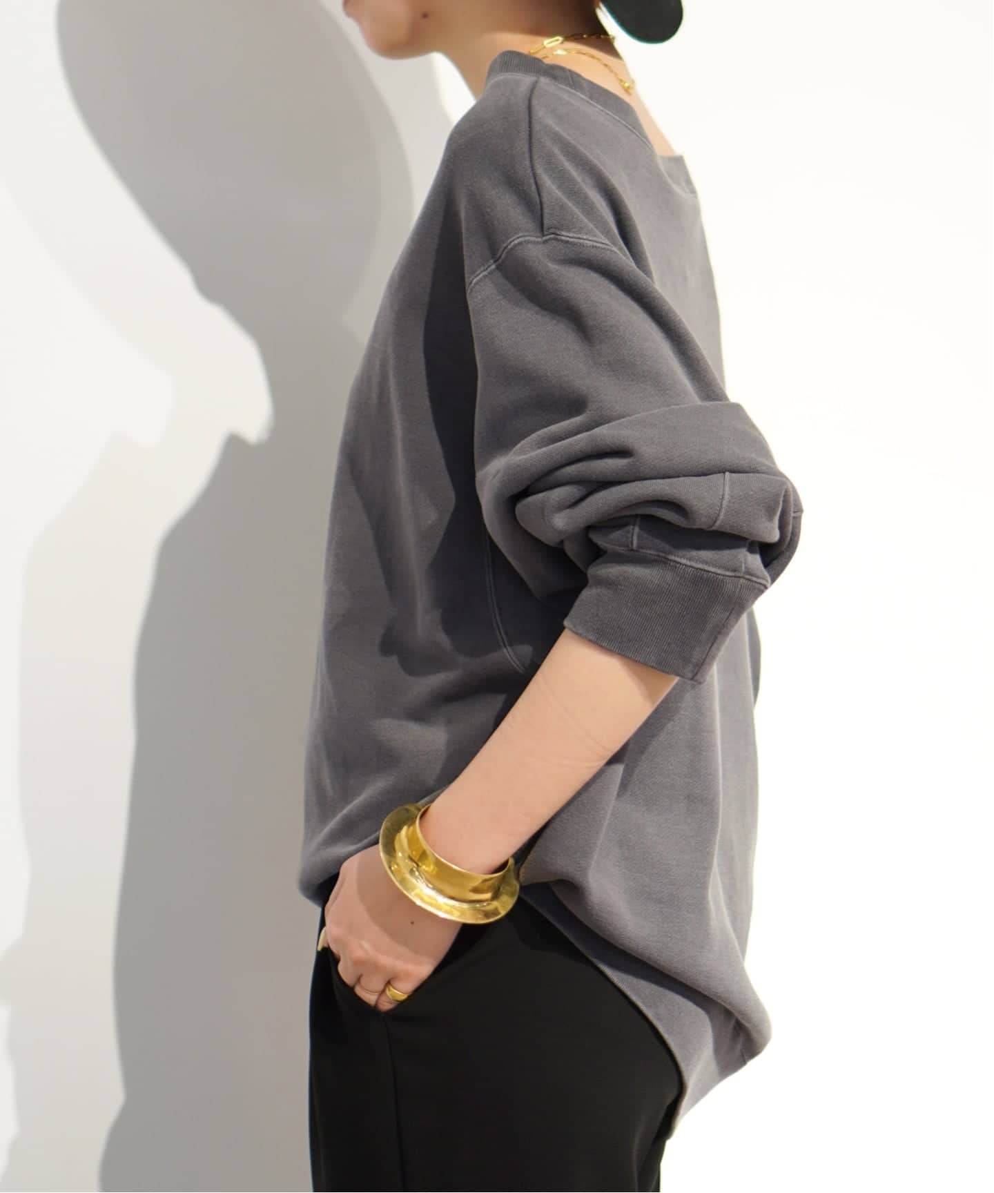 GOODSPEEDUCLA オフショルダースウェットAPstudioアパルトモン ヴィンテージオフショルダープルオーバー（Tシャツ／カットソー）｜AP