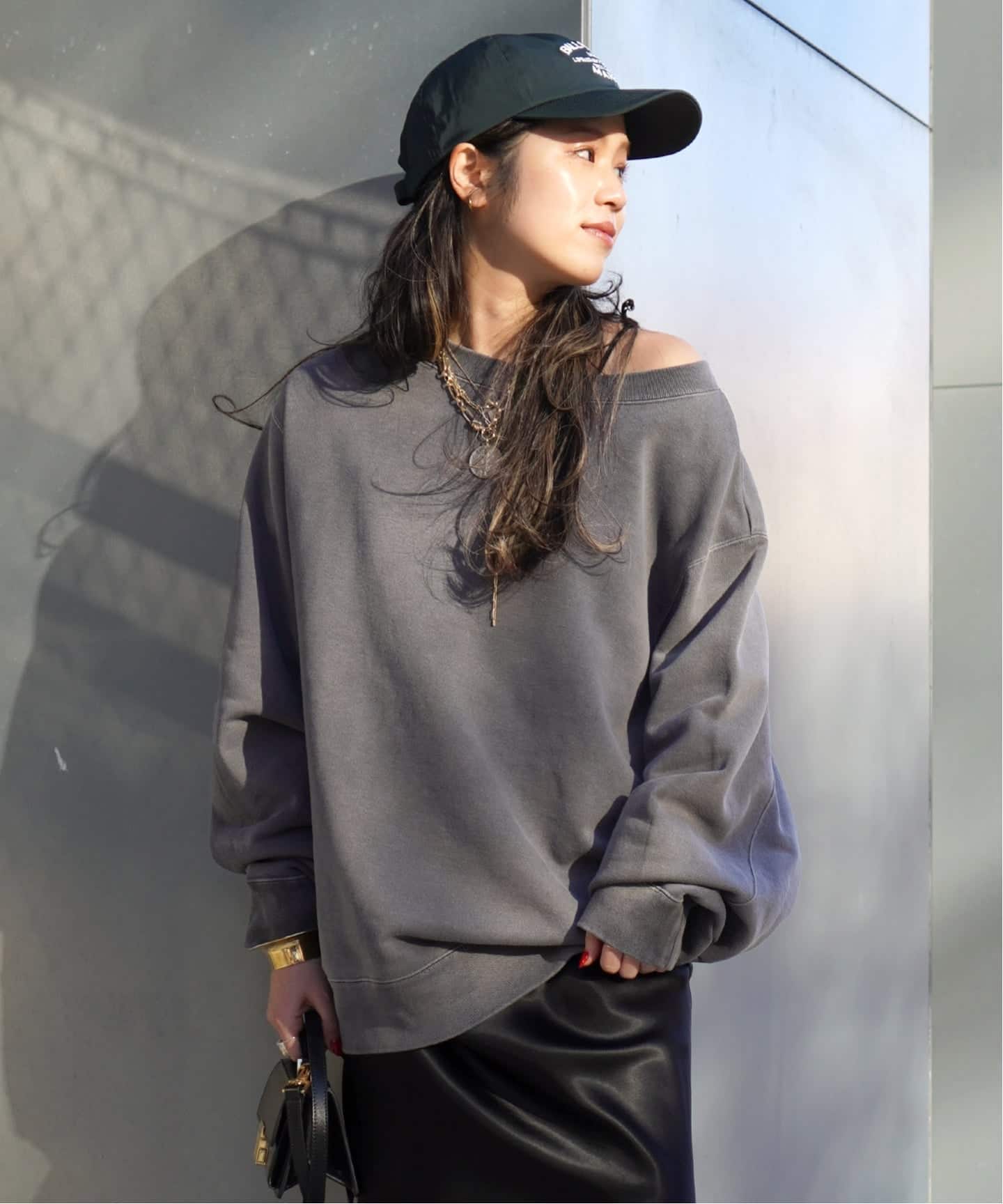 ⭐︎専用⭐︎APスタジオ⭐︎バックロゴプルオーバー ヴィンテージオフショルダープルオーバー（Tシャツ／カットソー）｜AP
