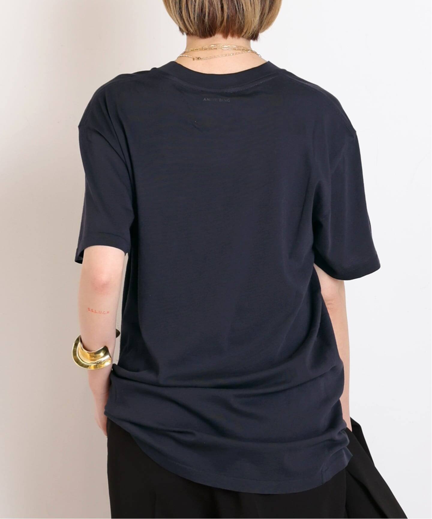 【新品タグ付き】ANINE BING/アニン ビン】STOLE ANINE BING/アニン ビン】WALKER TEE CALIFORNIA（Tシャツ／カットソー