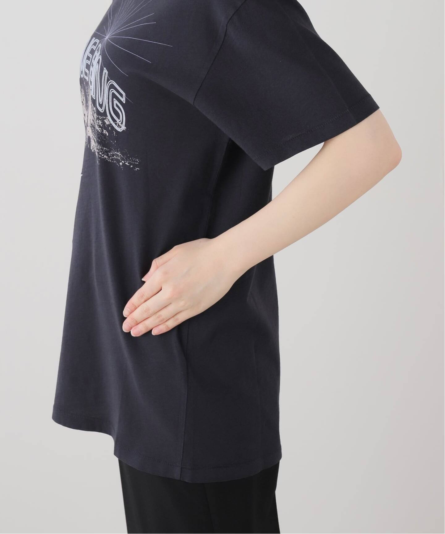 AP STUDIO ANINE BING ブラック Tシャツ ANINE BING/アニン ビン】WALKER TEE CALIFORNIA（Tシャツ／カットソー