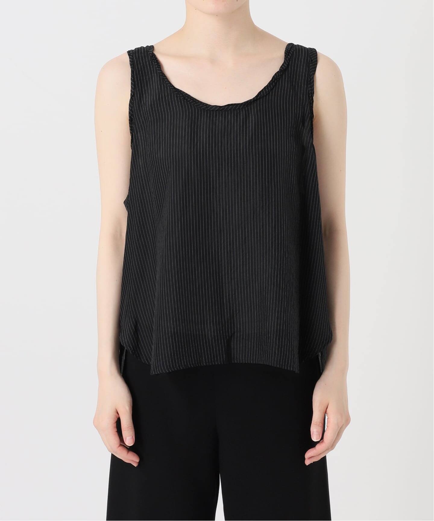 ARCHIVE STANCE/アーカイブスタンス】washed stripe cupro tank