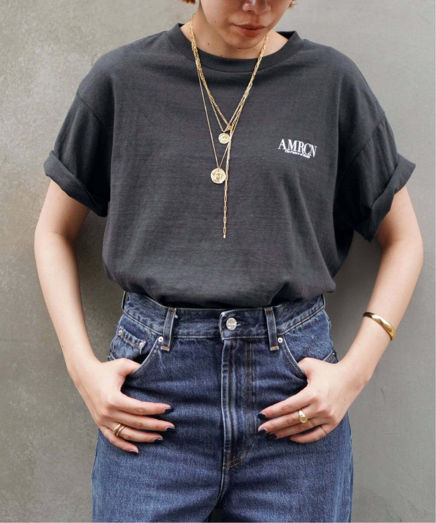 AMERICANA/アメリカーナ】別注 BASIC PRINT T（Tシャツ／カットソー