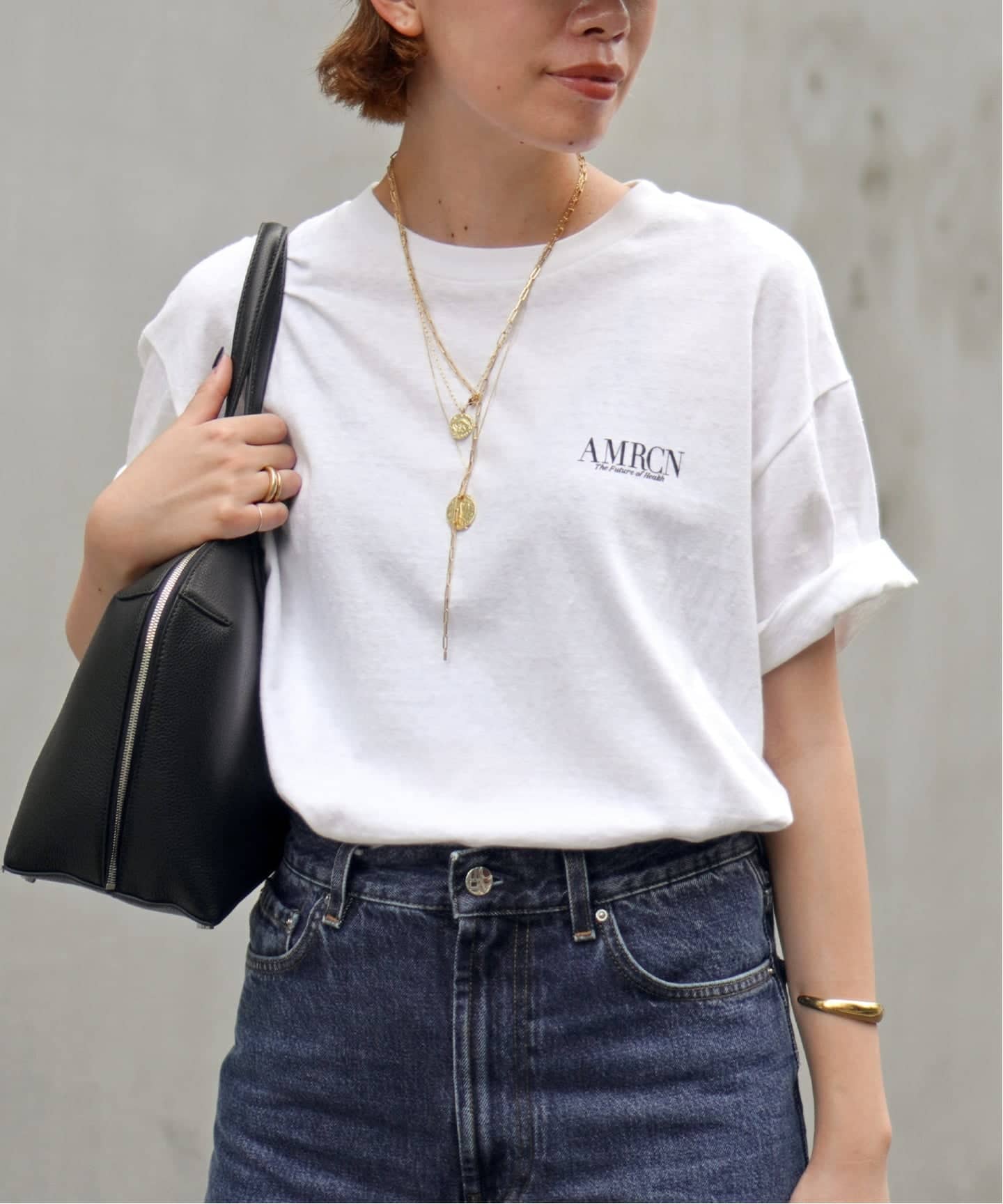 AMERICANA/アメリカーナ】別注 BASIC PRINT T（Tシャツ／カットソー