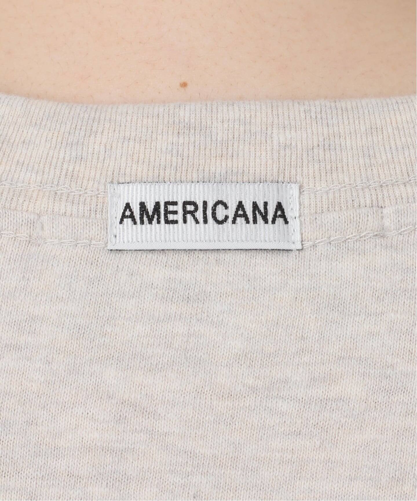 AMERICANA/アメリカーナ】別注 BASIC PRINT T（Tシャツ／カットソー
