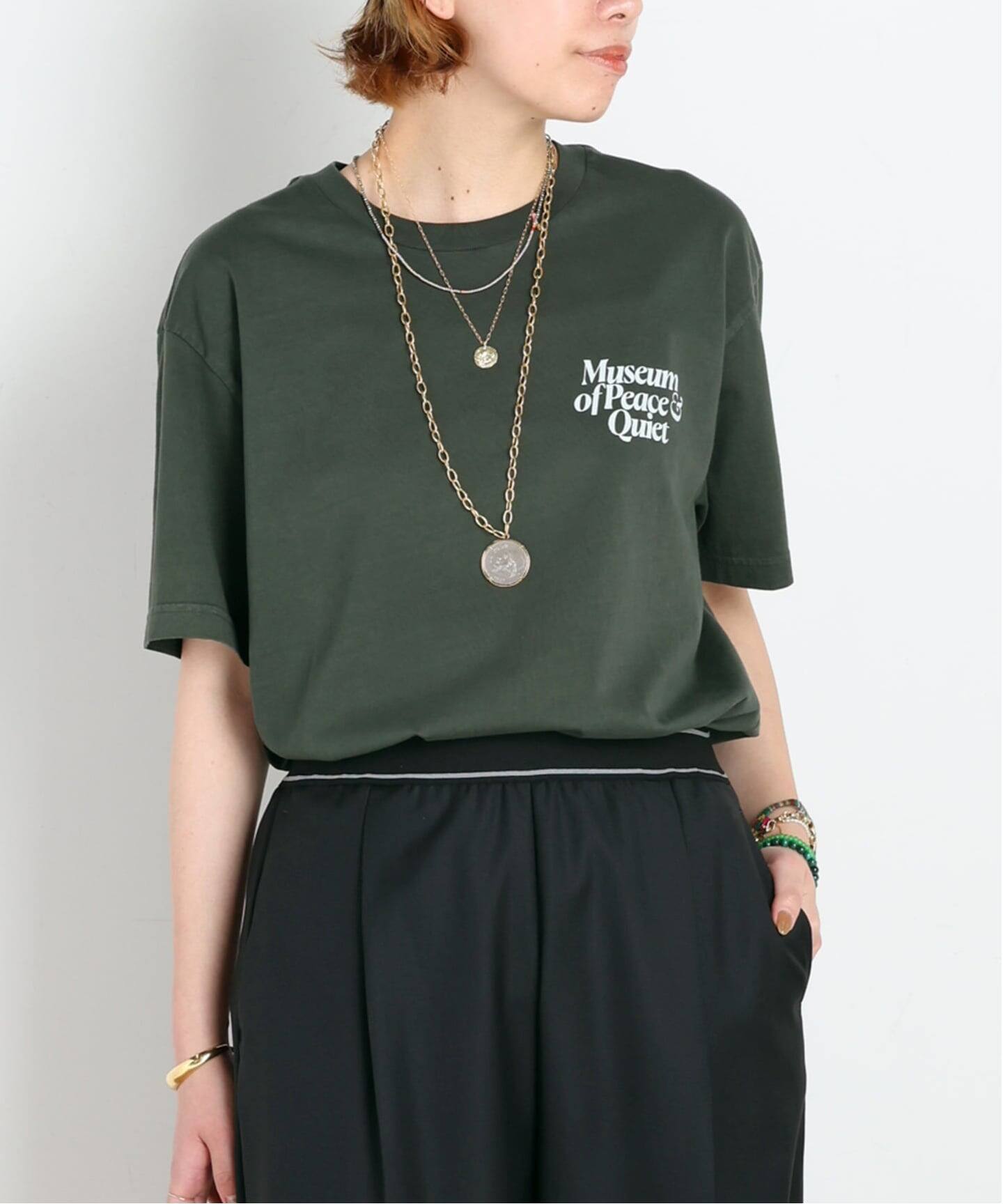 2026完売Museum Peace＆Quiet Tシャツ グリーン Museum of Peace & Quiet】MID CENTURY T-SH（Tシャツ／カットソー