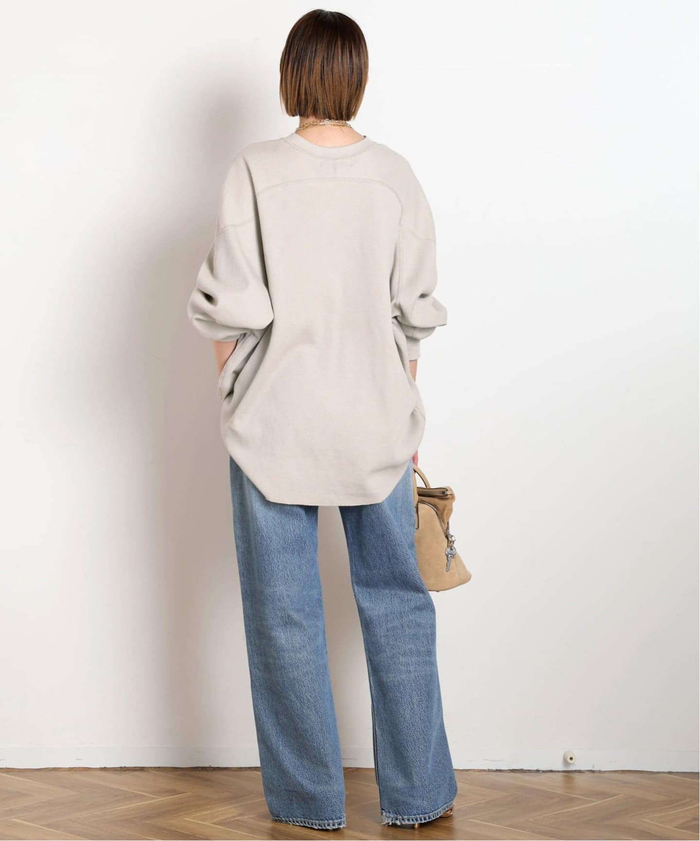 予約》【AMERICANA/アメリカーナ】別注サーマルプルオーバー（Tシャツ