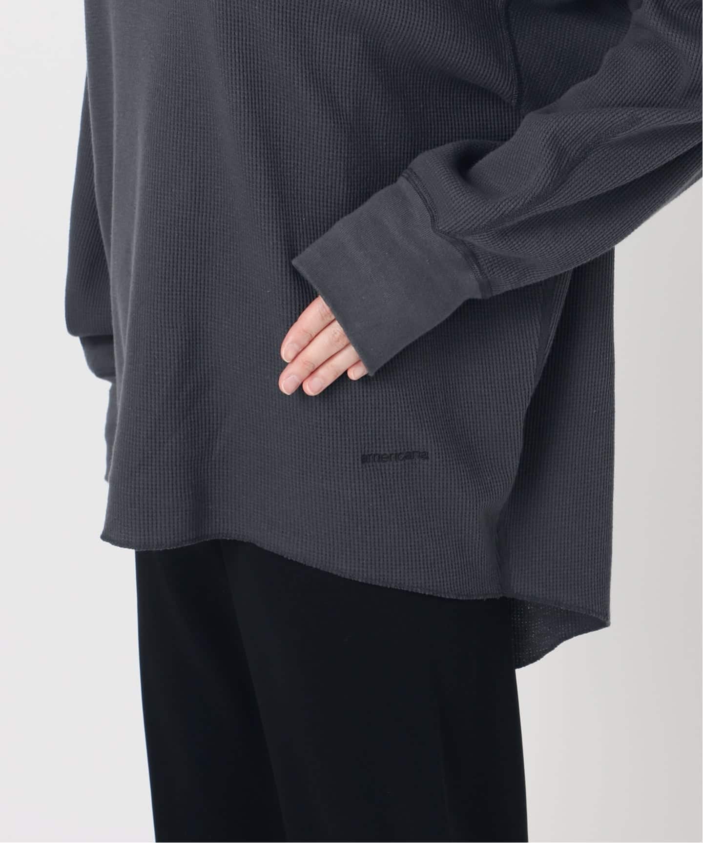 AMERICANA/アメリカーナ】別注サーマルプルオーバー（Tシャツ