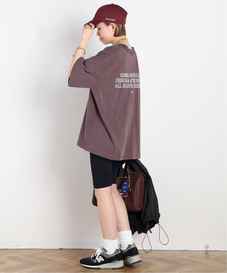 AMERICANA/アメリカーナ】別注OVER SILHOUETTE T（Tシャツ／カットソー 