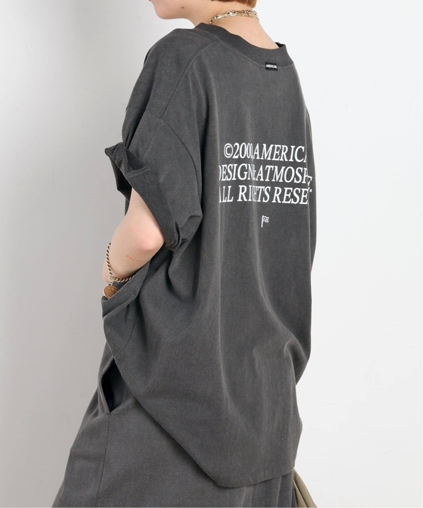 AMERICANA/アメリカーナ】別注OVER SILHOUETTE T（Tシャツ／カットソー