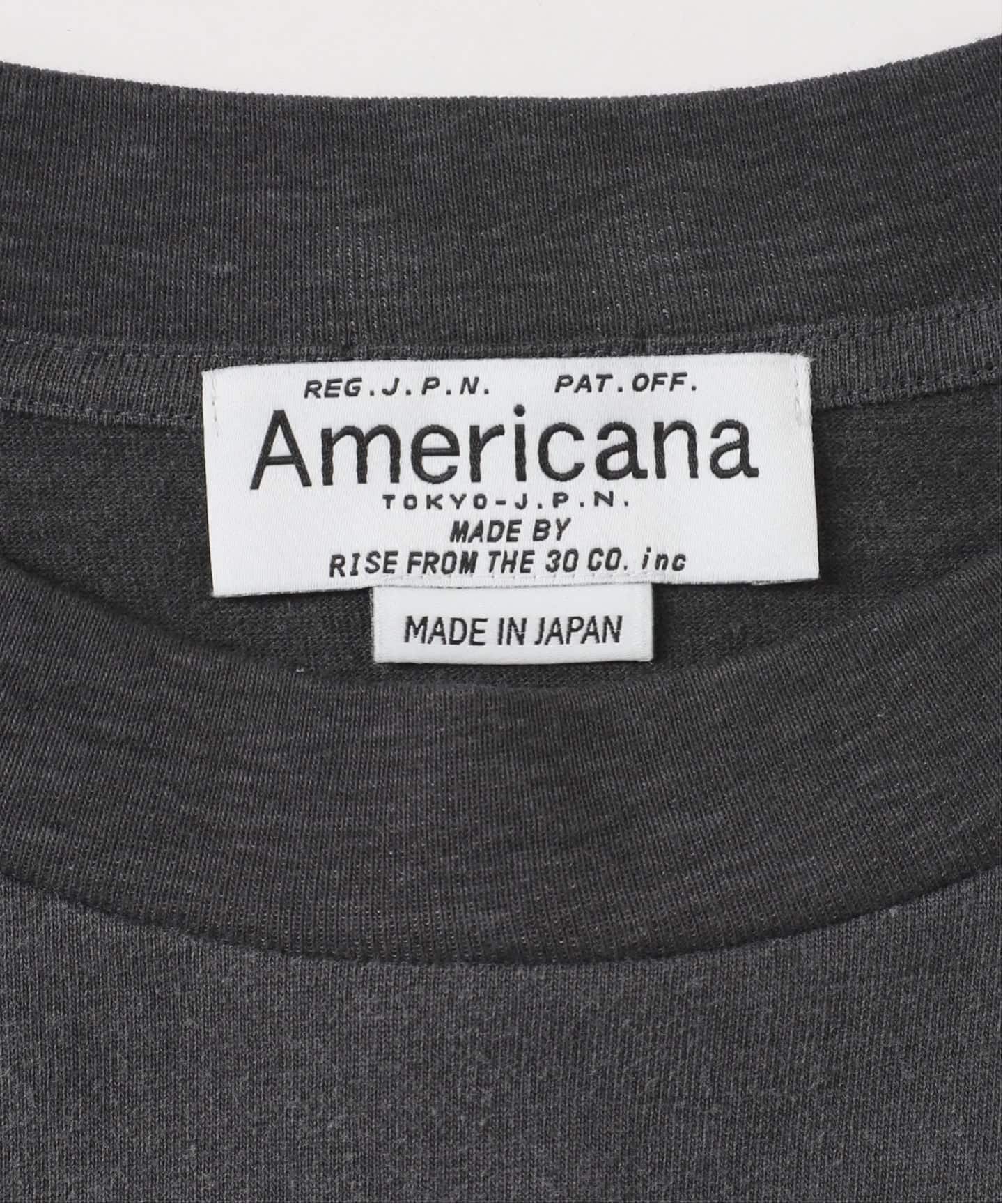 AMERICANA/アメリカーナ】別注OVER SILHOUETTE T（Tシャツ／カットソー