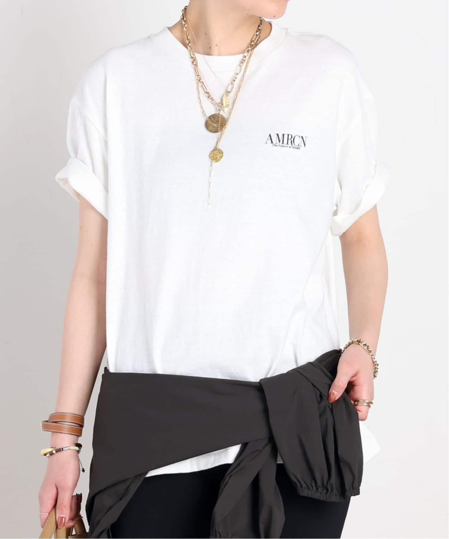 AMERICANA/アメリカーナ】別注BASIC PRINT T（Tシャツ／カットソー