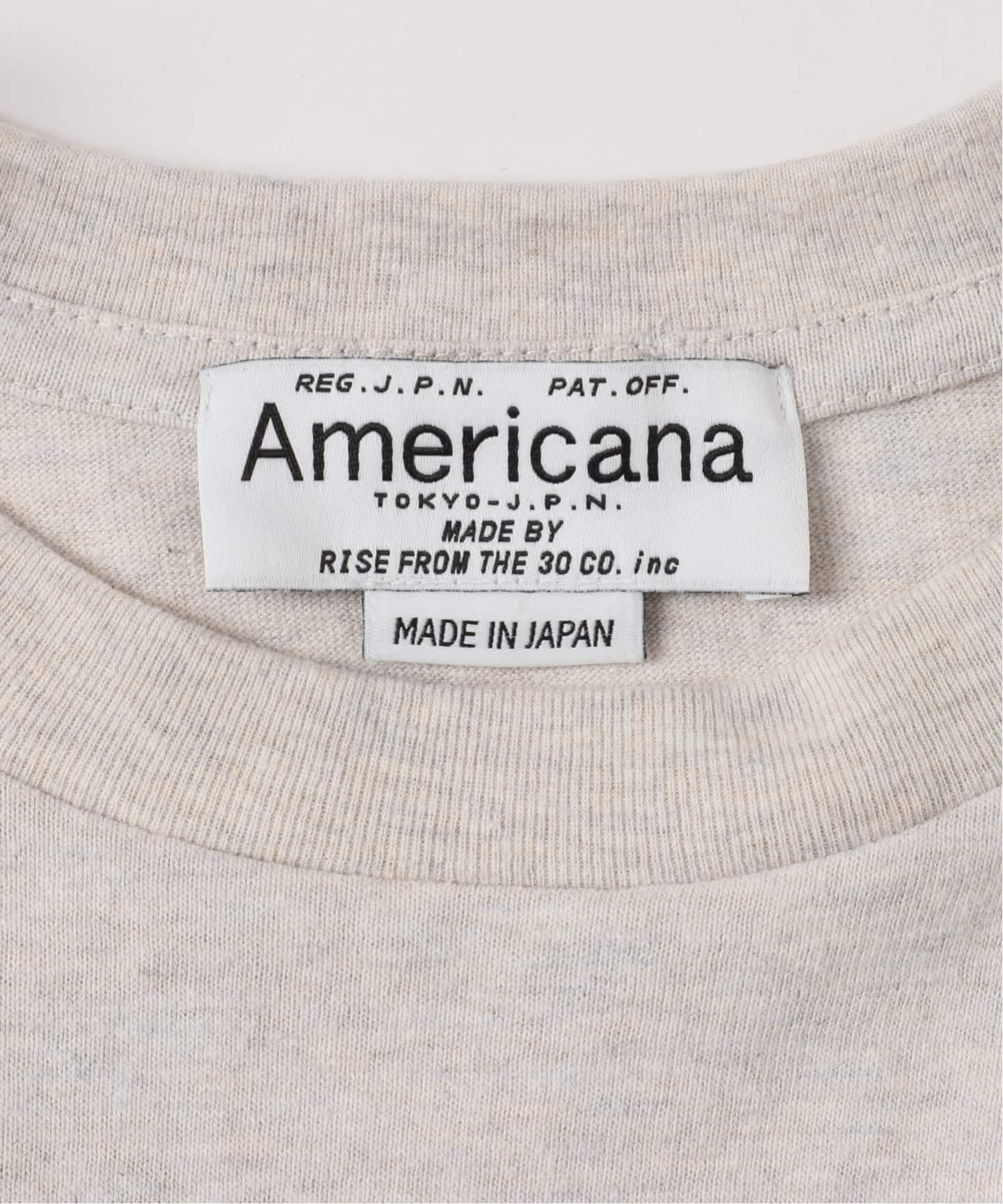 AMERICANA/アメリカーナ】別注BASIC PRINT T（Tシャツ／カットソー