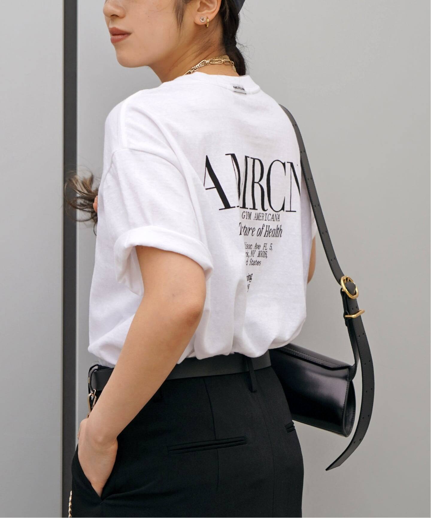 AMERICANA/アメリカーナ】別注BASIC PRINT T（Tシャツ／カットソー 