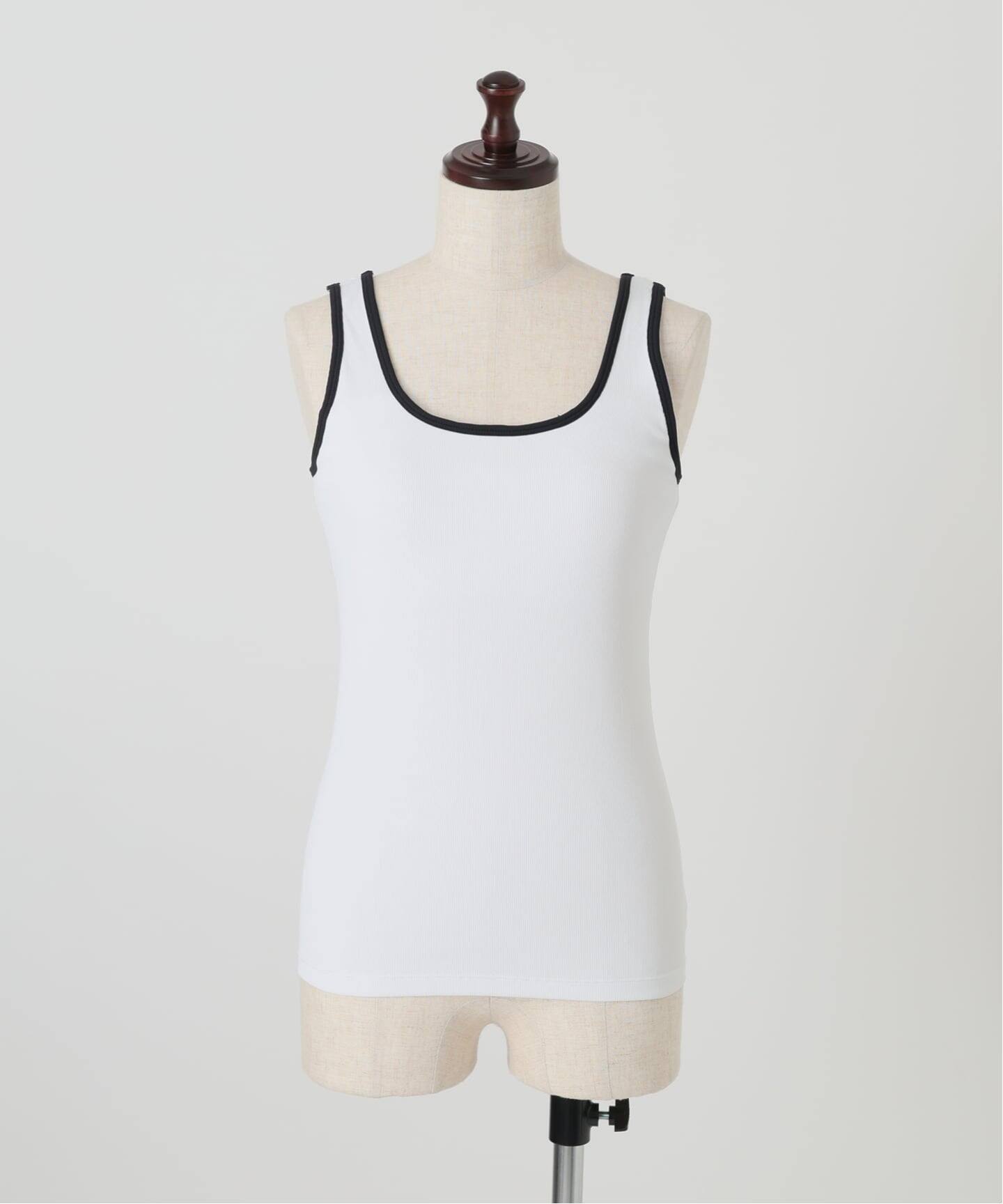 DAWN/ダン】BICOLOR TANKTOP（カップ付きインナー）｜AP STUDIO