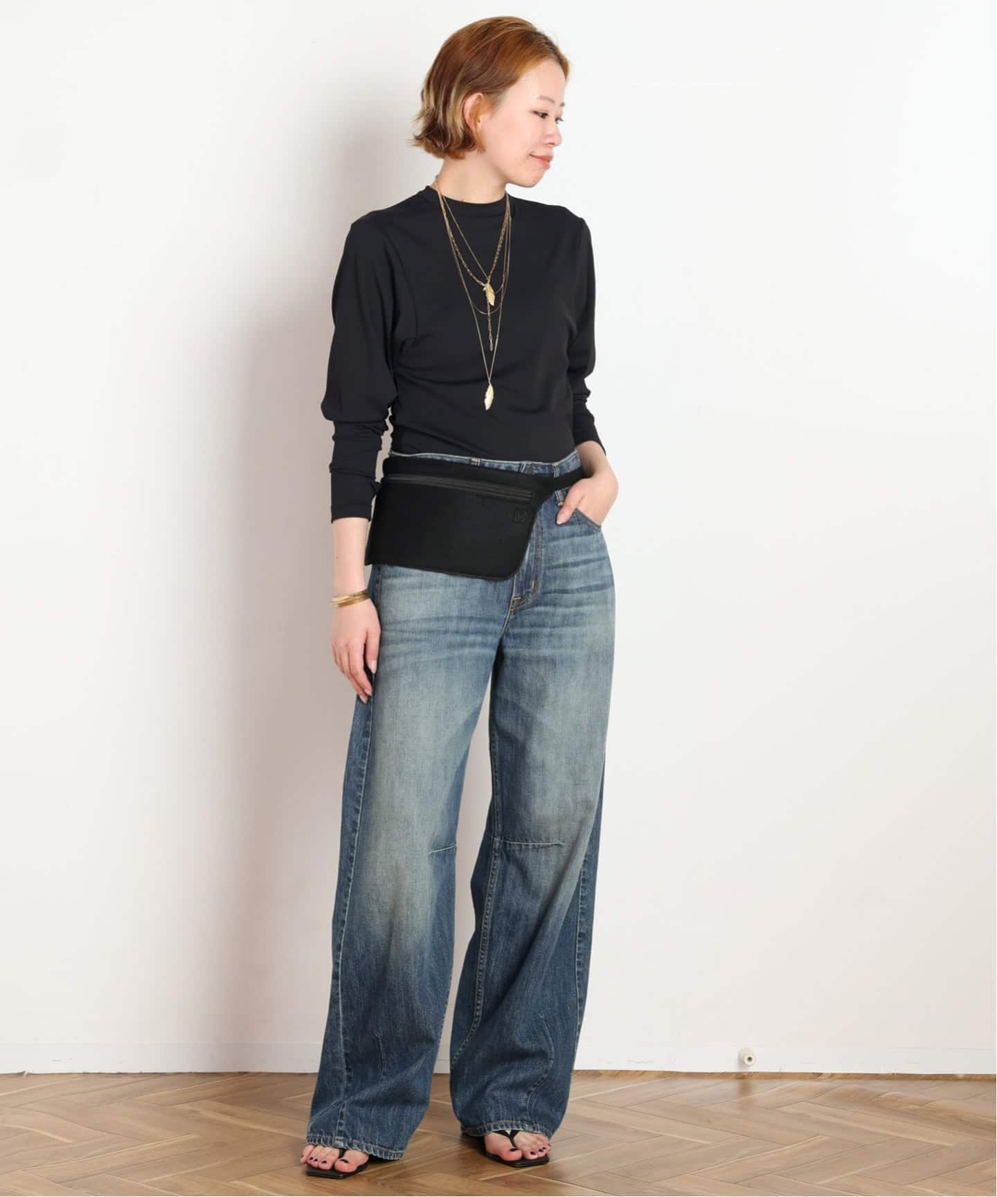 【美品】ap studio DAWN CUP IN LANG TOPS DAWN/ダン】LONG SLEEVES（カップ付きインナー）｜AP STUDIO（エーピー
