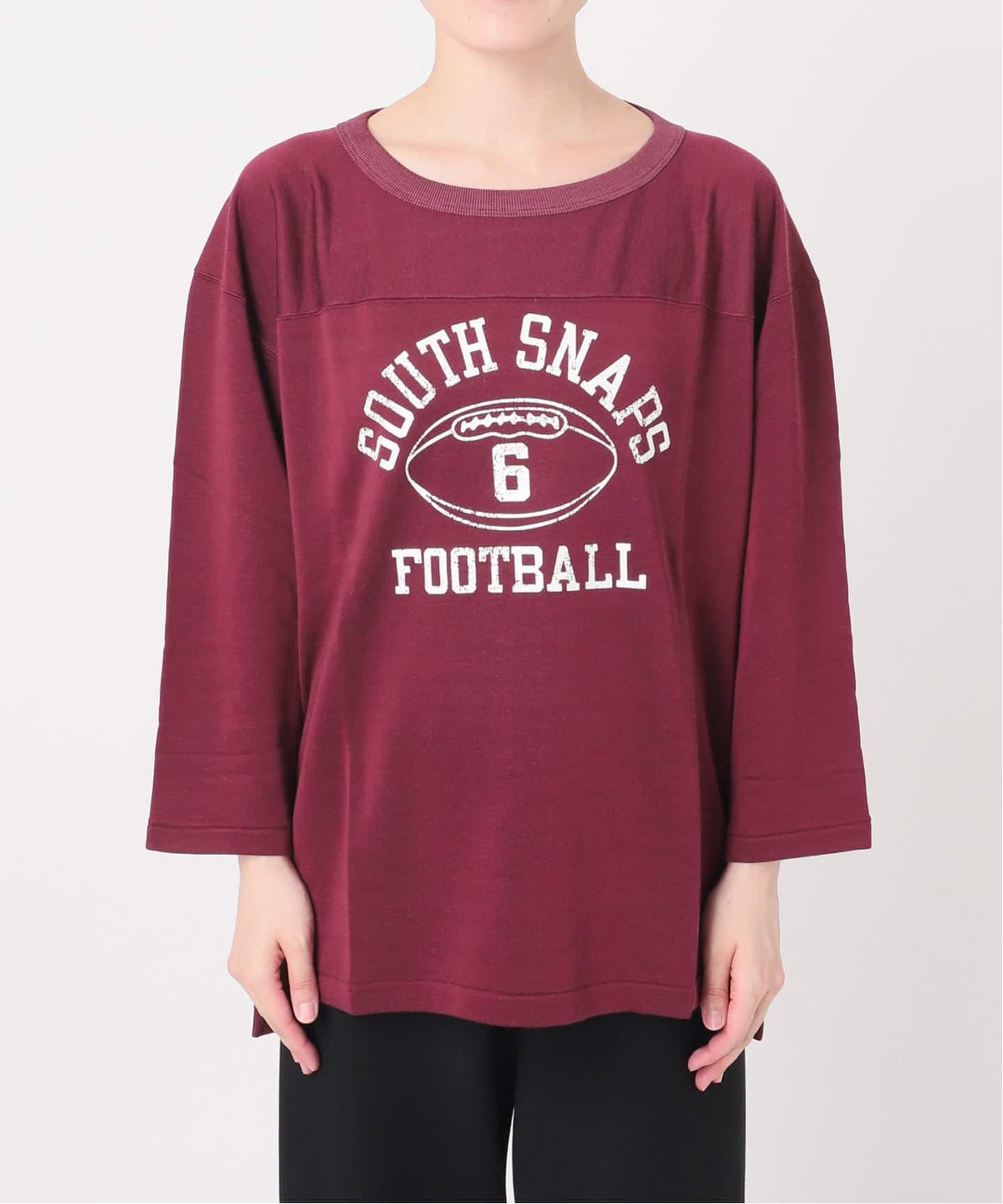 athletic wear MASON】別注Rayon Football Tsh（Tシャツ／カットソー