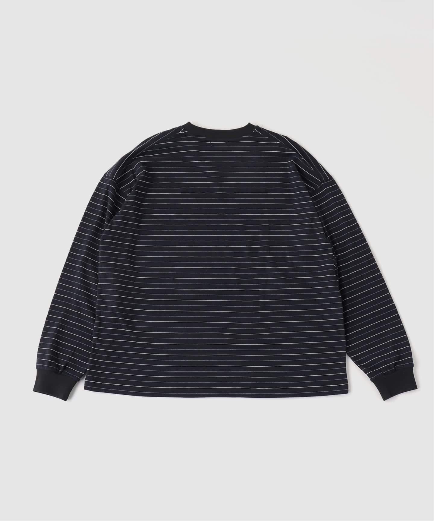 ROTOL / ロトル Lumiflect Border Long Sleeve Tee（Tシャツ