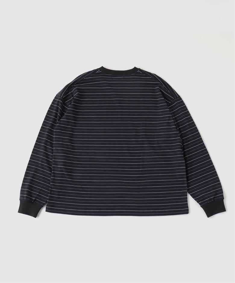 ROTOL / ロトル Lumiflect Border Long Sleeve Tee（Tシャツ 