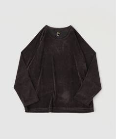 NEEDLES / ニードルズ L/S U-Neck Tee - Flocked Lace（Tシャツ 
