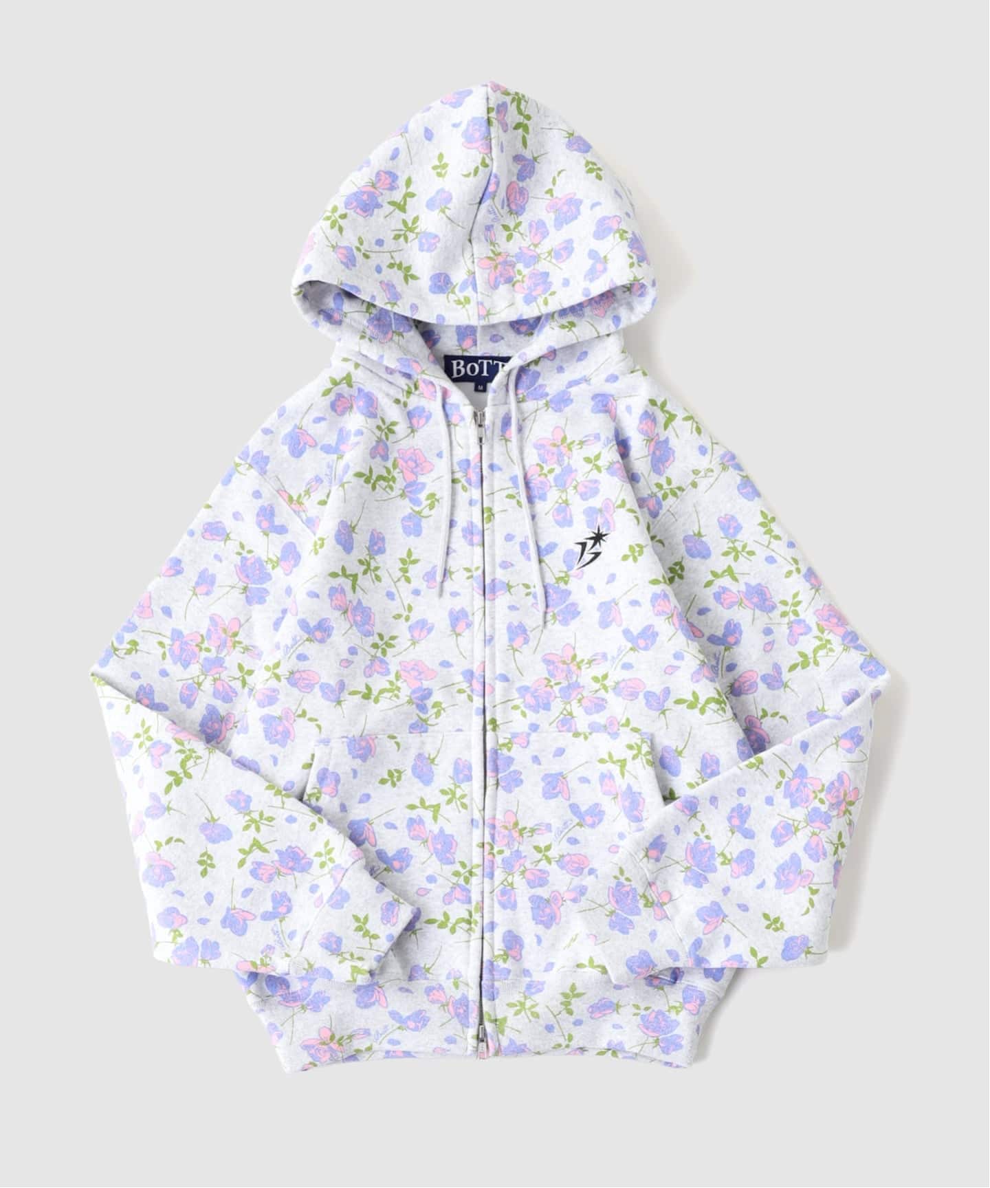 ジャケット・アウター BoTT 25SS 251BoTT04 Flower Hooded Jacket BoTT / ボット Flower Zip Hoodie（Tシャツ／カットソー）｜WISM
