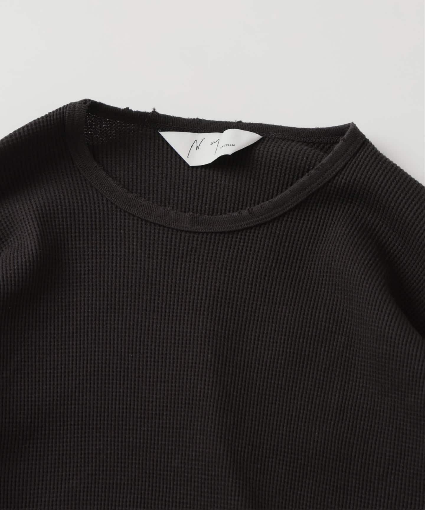 ANCELLM / アンセルム DAMAGE WAFFLE CREW LS（Tシャツ／カットソー