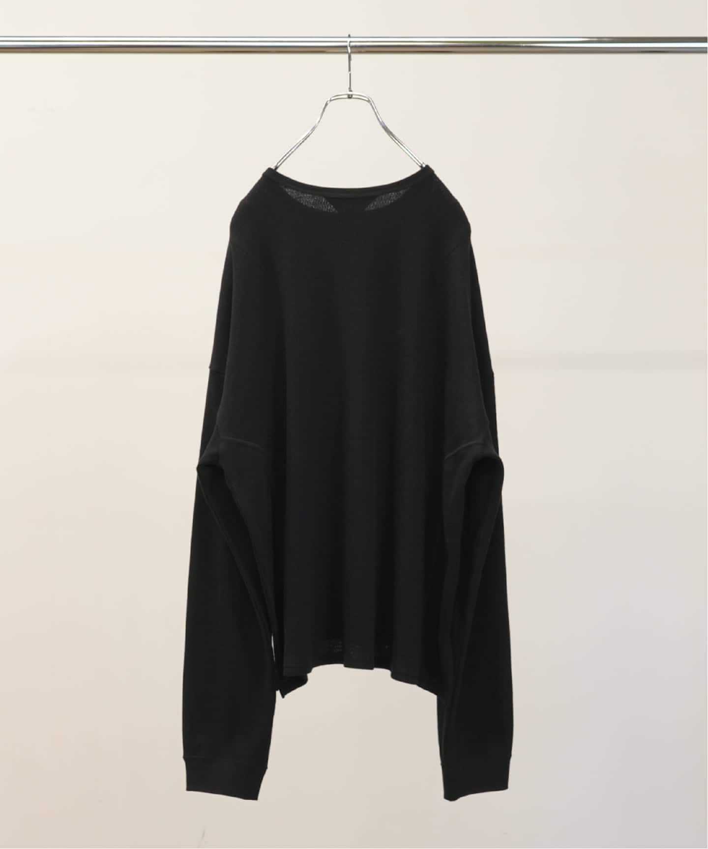 ANCELLM / アンセルム WAFFLE CREW NECK LS（Tシャツ／カットソー