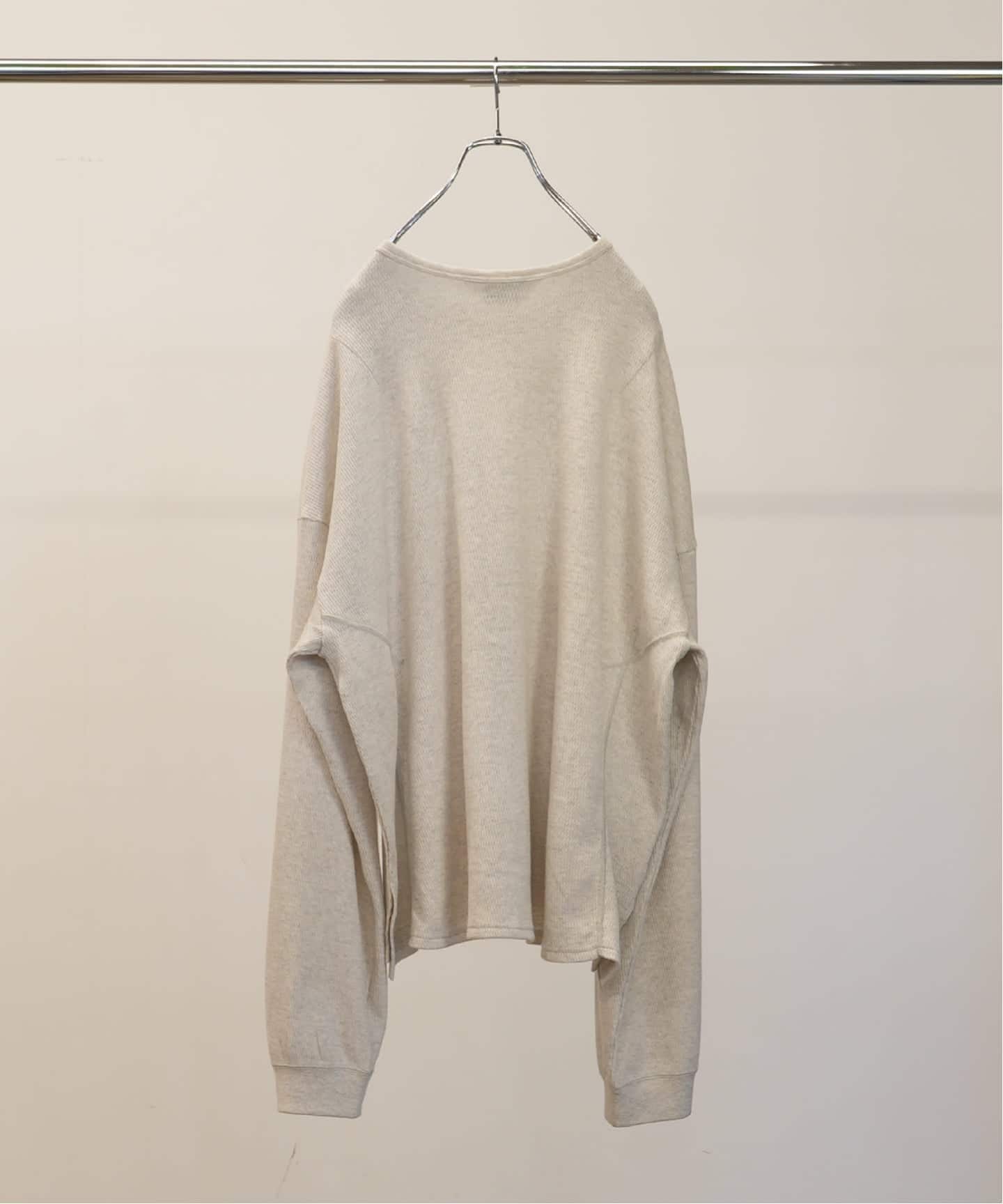 ANCELLM / アンセルム WAFFLE CREW NECK LS（Tシャツ／カットソー