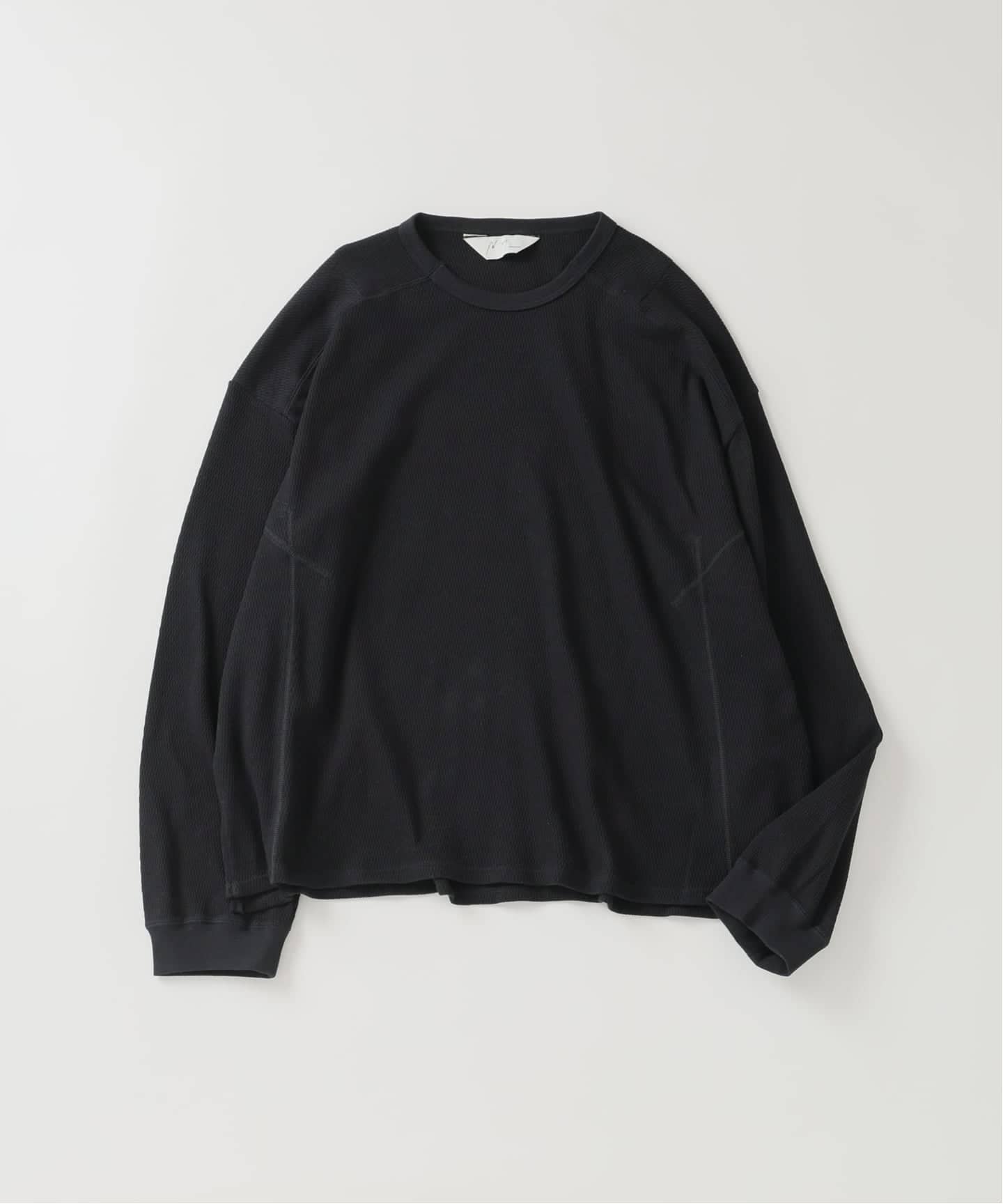 ANCELLM / アンセルム WAFFLE CREW NECK LS（Tシャツ／カットソー