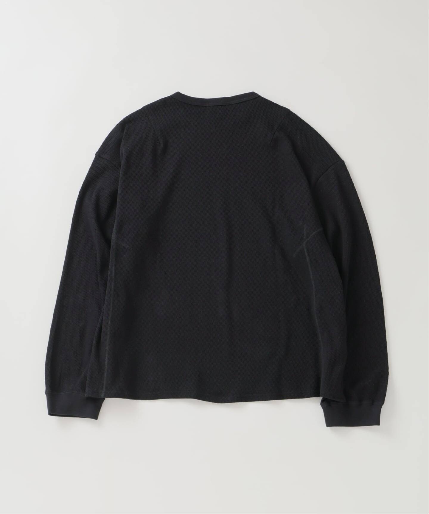 ANCELLM / アンセルム WAFFLE CREW NECK LS（Tシャツ／カットソー