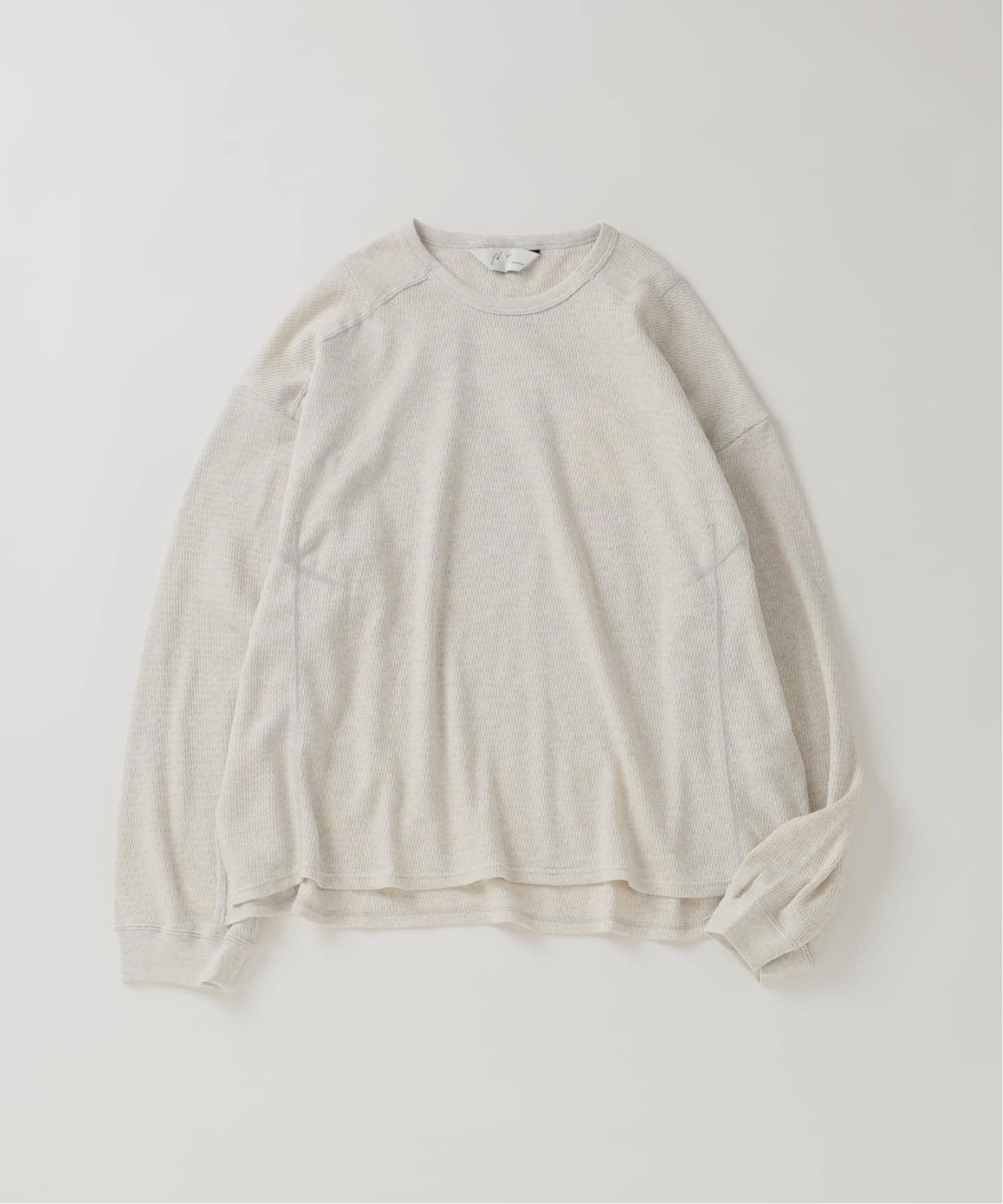 ANCELLM / アンセルム WAFFLE CREW NECK LS（Tシャツ／カットソー
