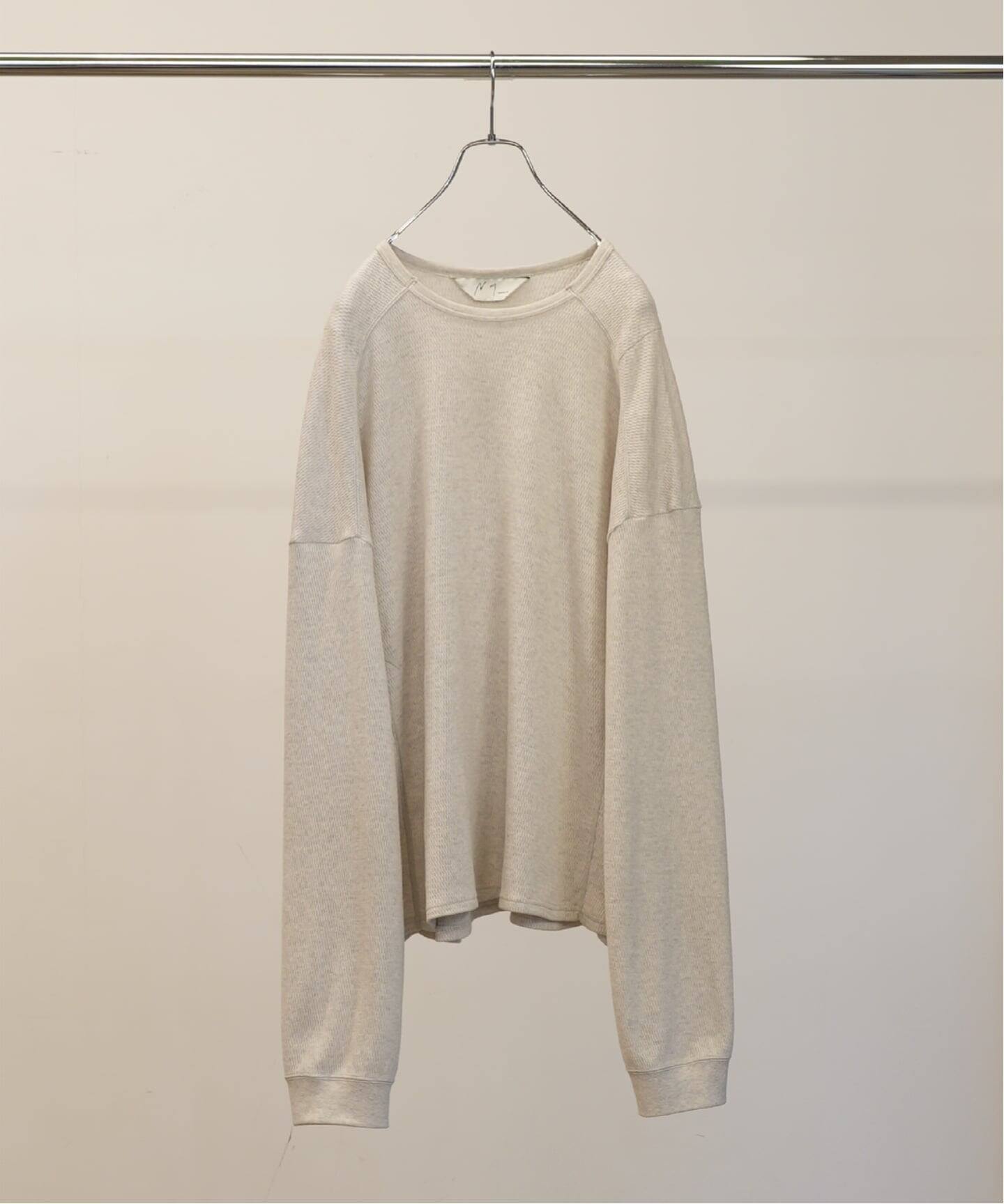 ANCELLM / アンセルム WAFFLE CREW NECK LS（Tシャツ／カットソー