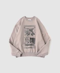 C.E / シーイー cavempt MD Ostension CREW NECK BEIGE（スウェット 