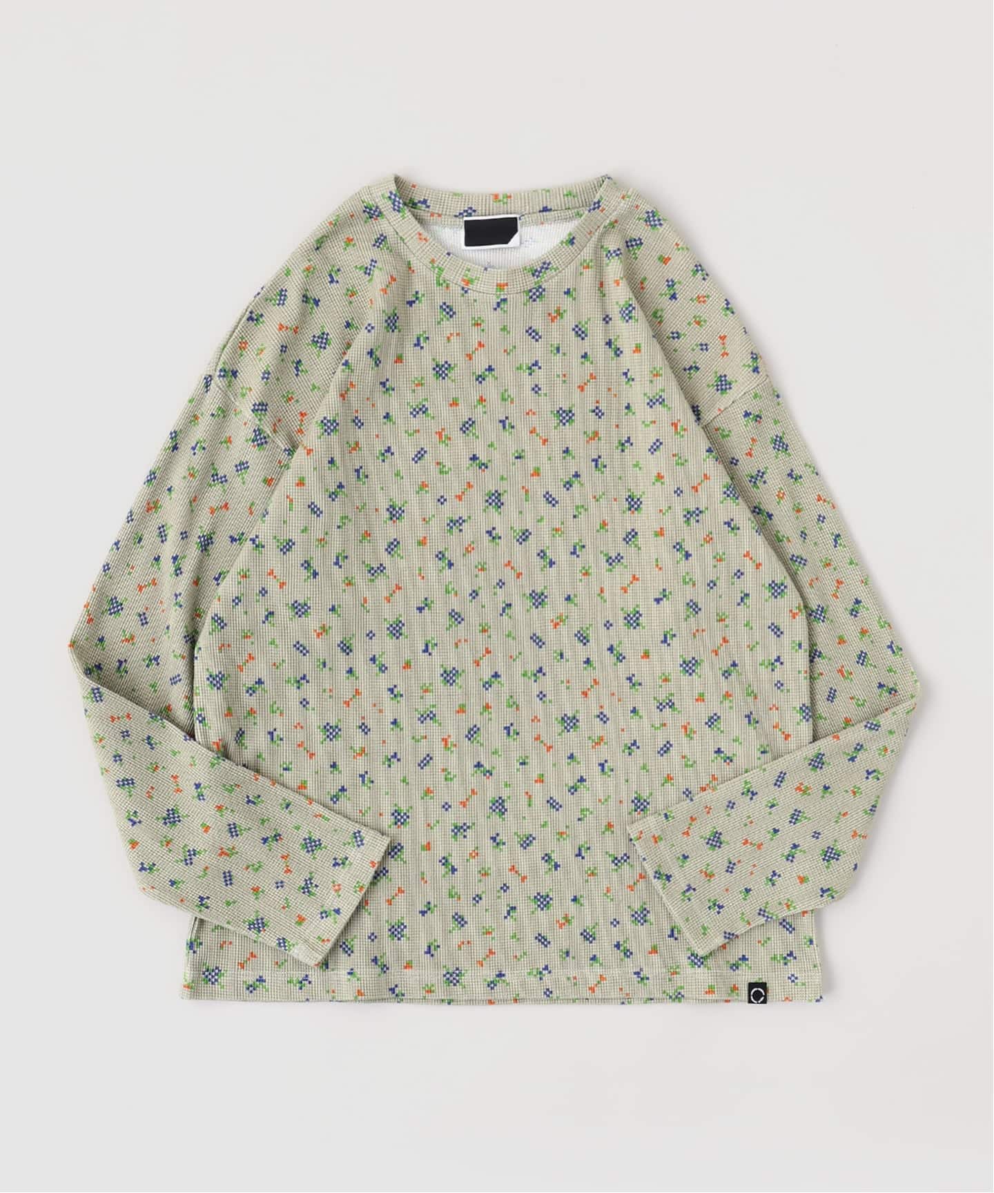 PHINGERIN / フィンガリン FLOWER L/S WAFFLE THERMAL（Tシャツ