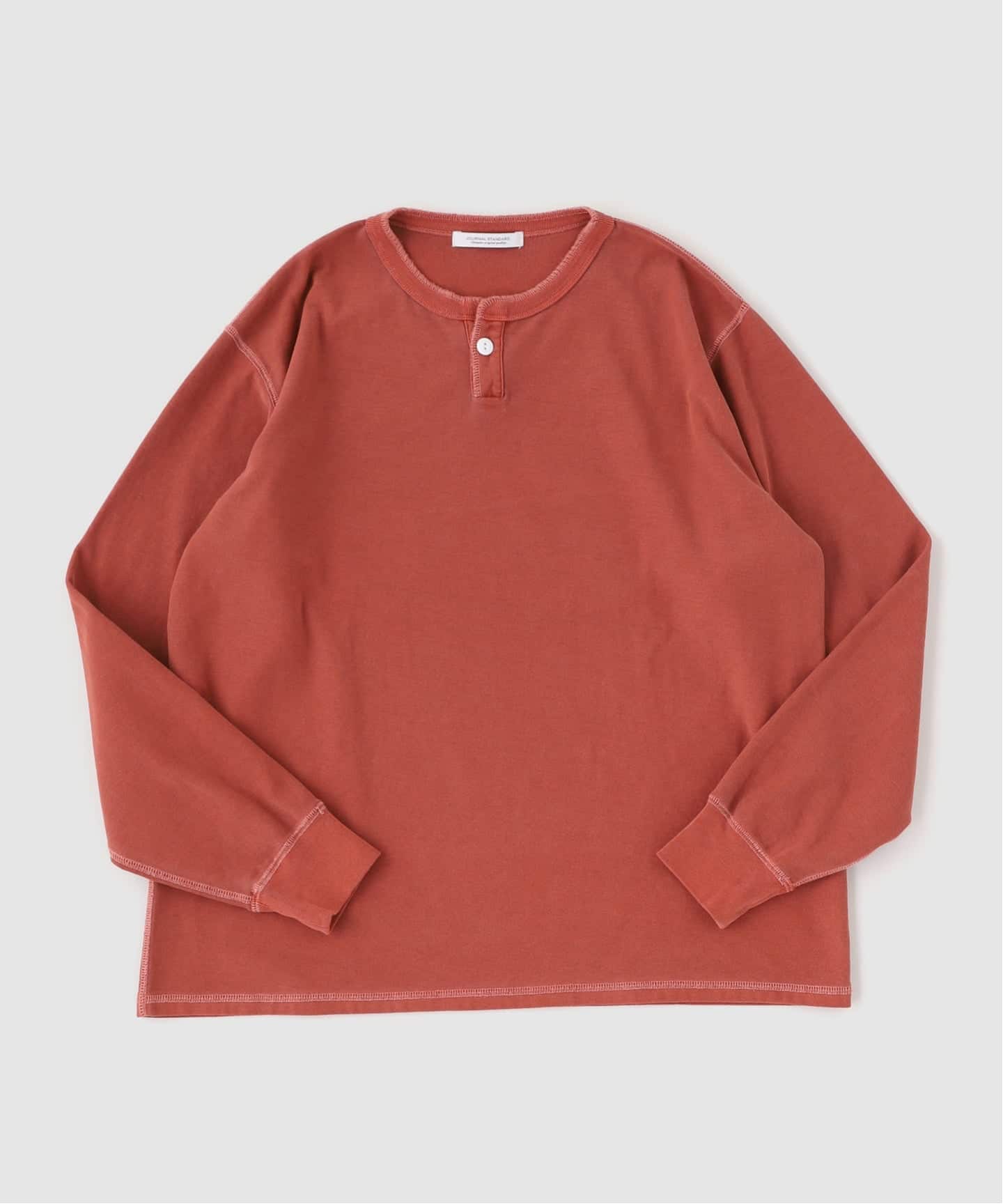 OE ロウ カウント バック ヘンリーネック ロンT（Tシャツ／カットソー