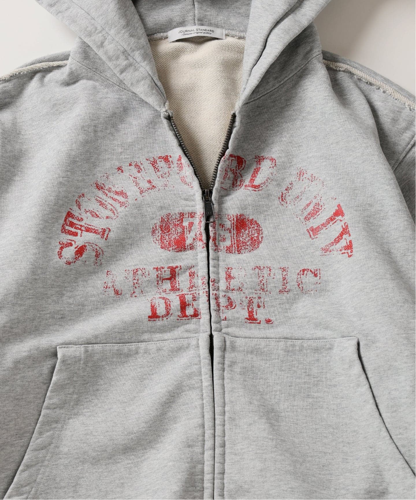 予約》ブロークン プリント ジップ フーディ（パーカー）｜JOURNAL